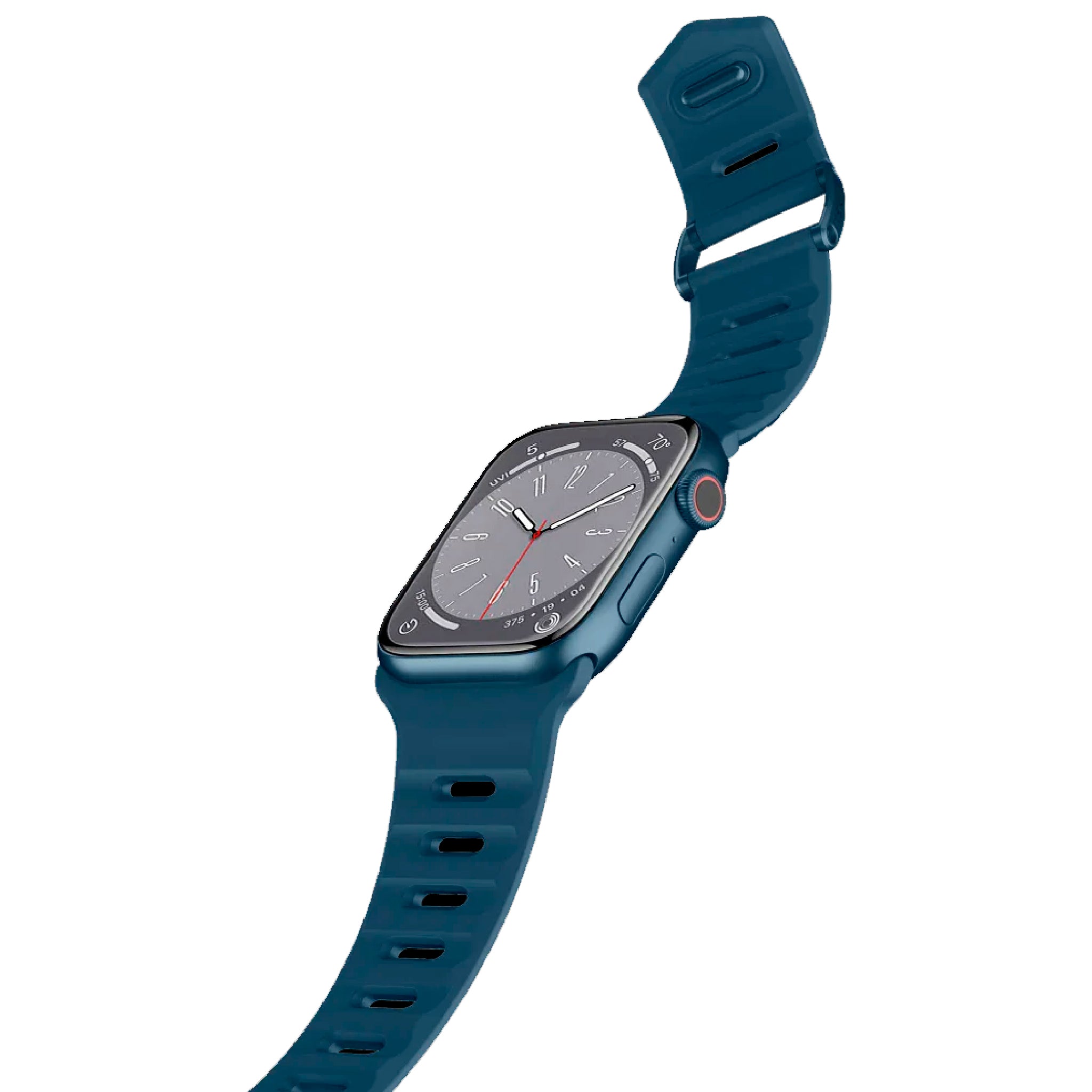 Itskins - Spectrum_r Solid Strap For Apple Watch 44mm / 45mm - Navy Blue