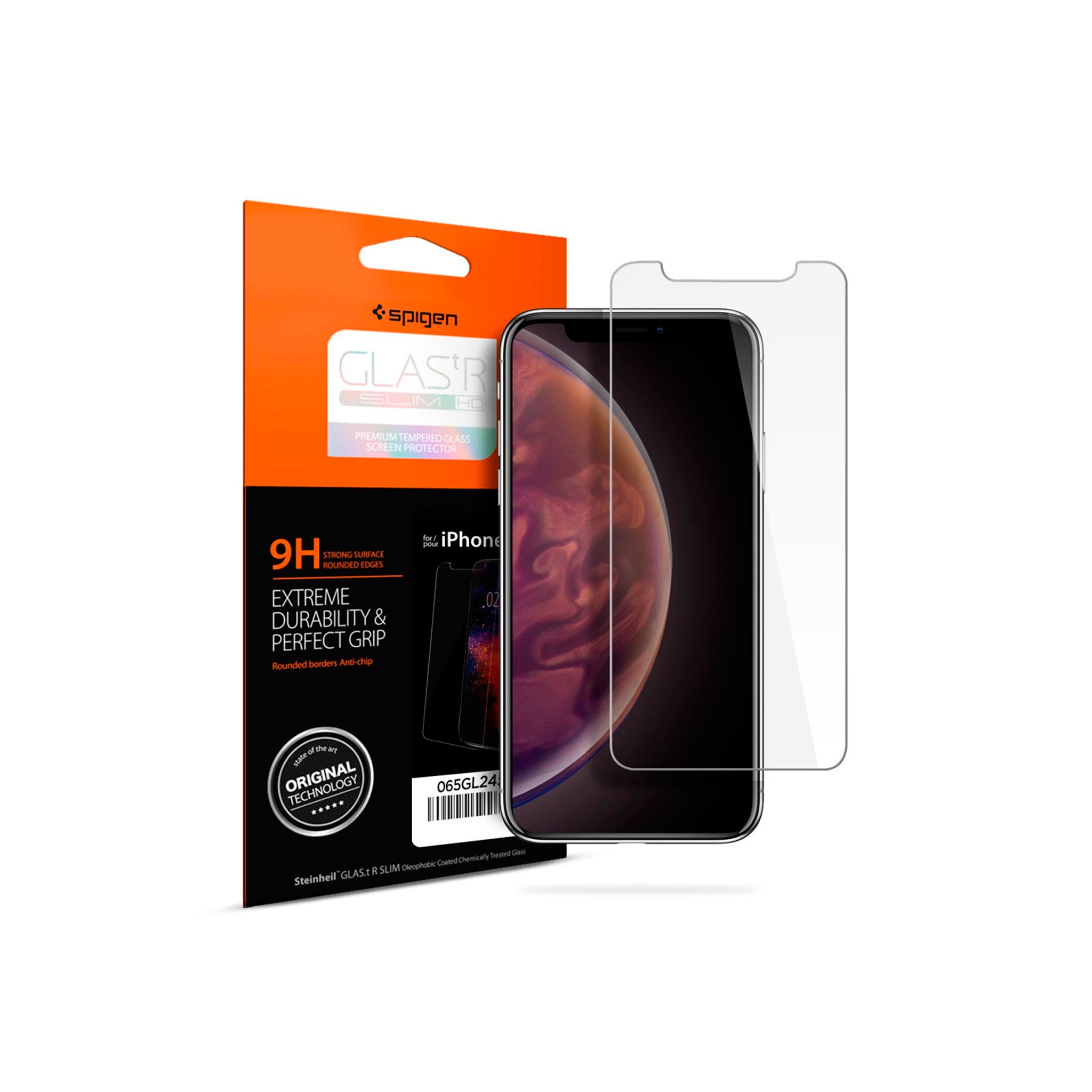 Spigen - Glas.tr Glass Screen Protector For Apple Iphone 11 Pro Max / Xs Max - Clear