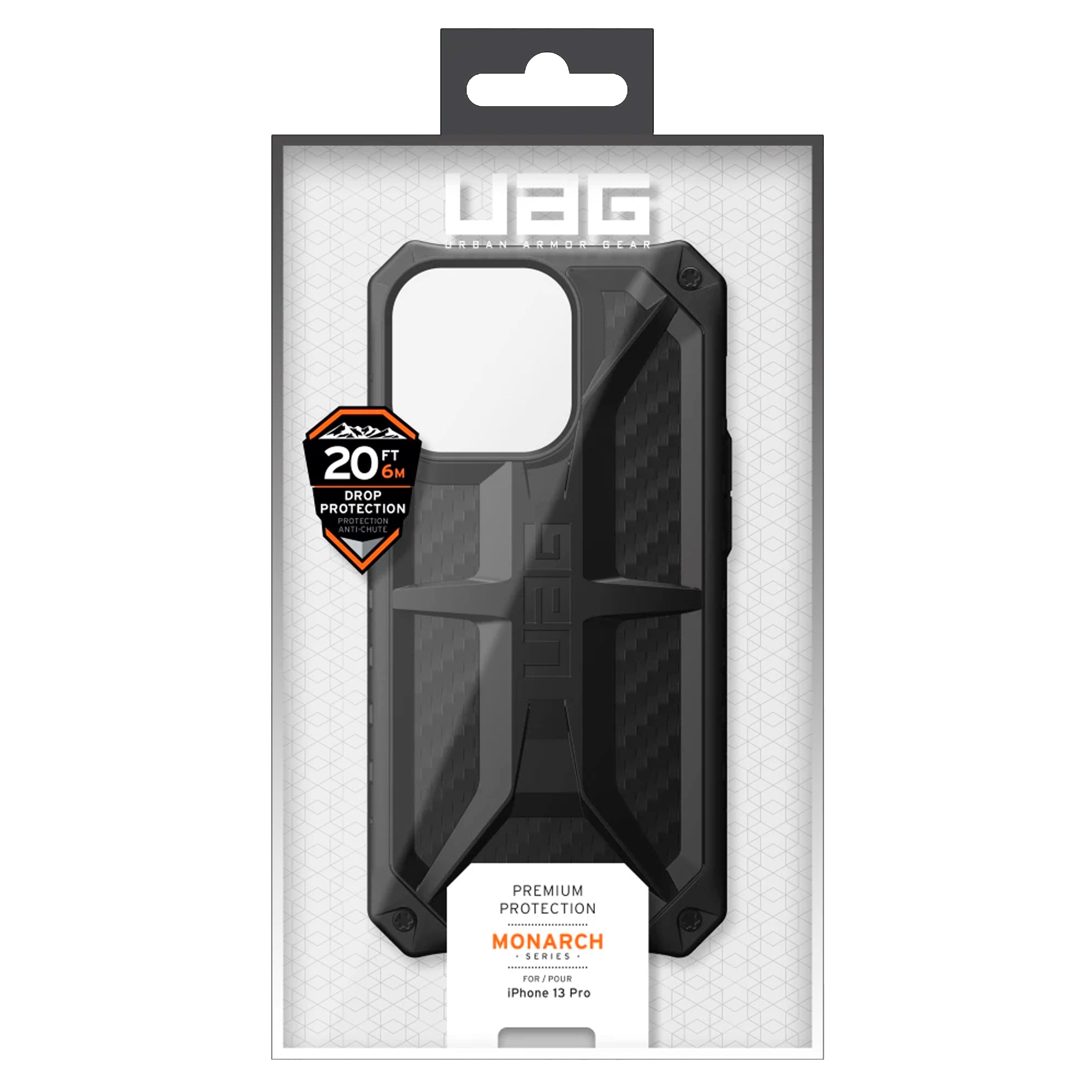 Urban Armor Gear (uag) - Monarch Case For Apple Iphone 13 Pro - Carbon Fiber