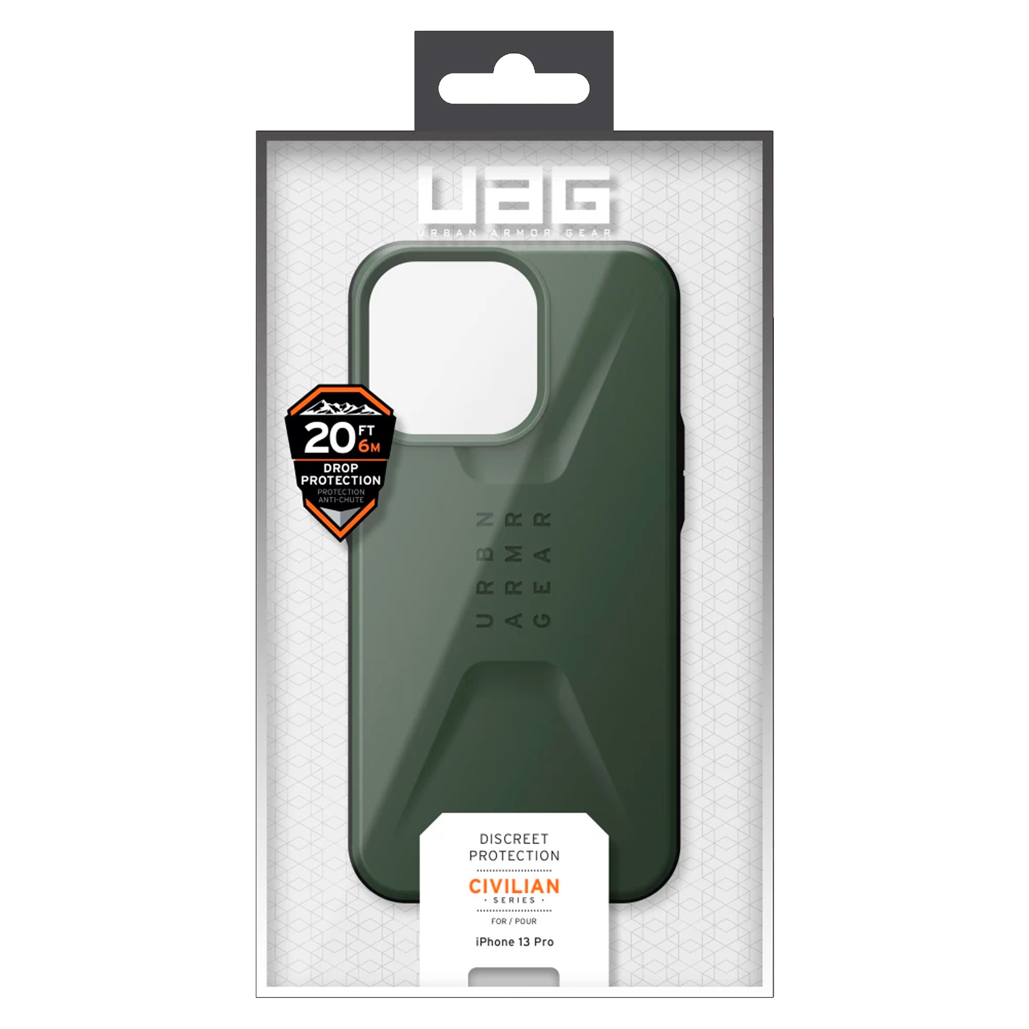 Urban Armor Gear (uag) - Civilian Case For Apple Iphone 13 Pro - Olive