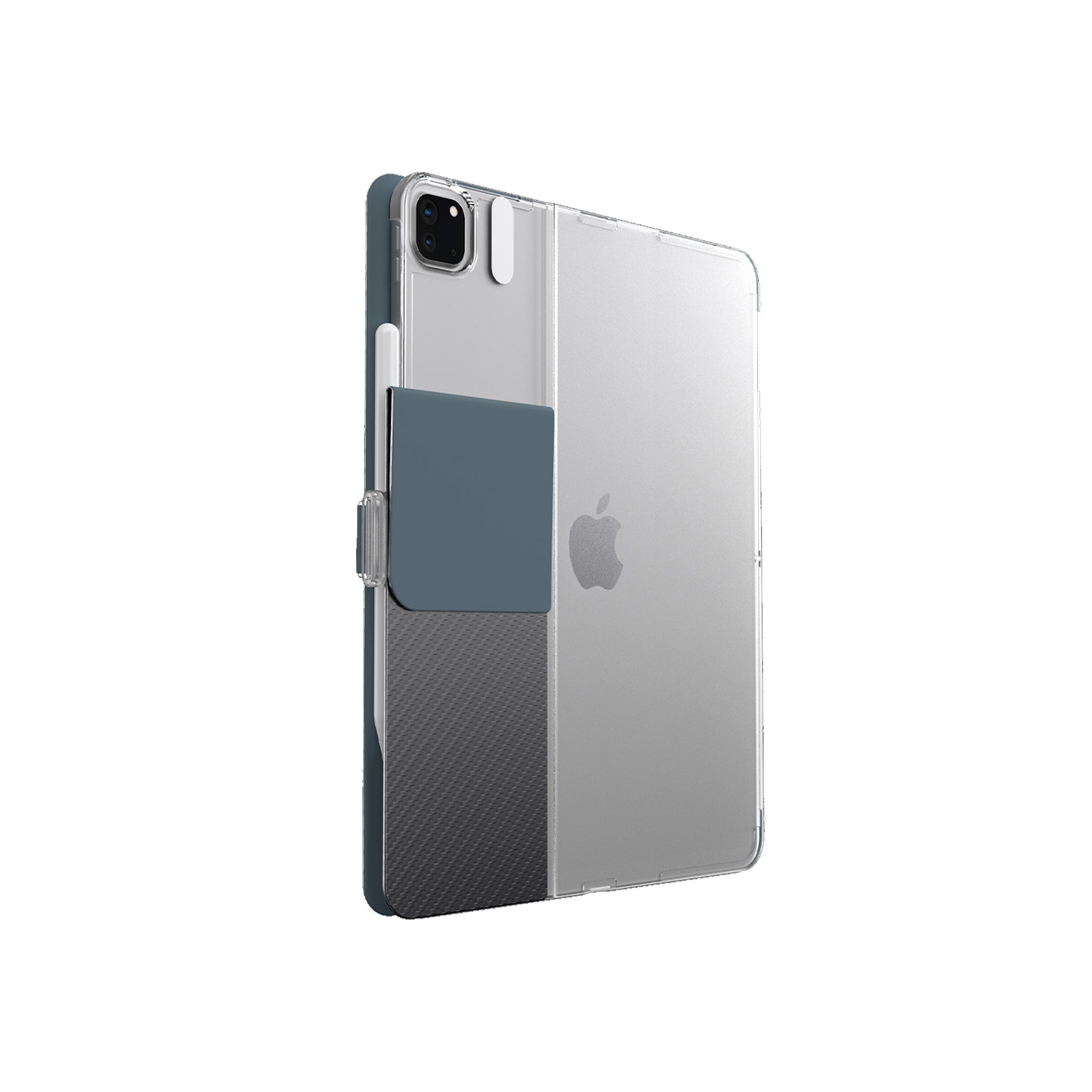 Speck - Balance Folio Case For Apple Ipad Pro 11 (2020 / 2018) - Clear And Gunmetal Grey