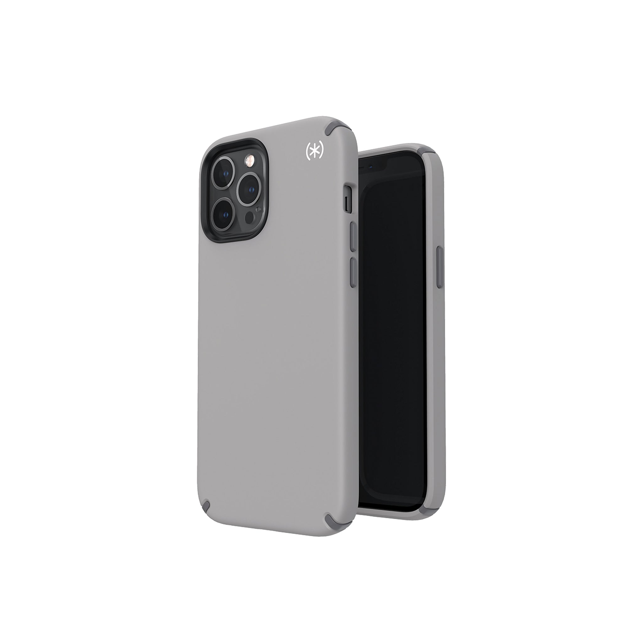Speck - Presidio2 Pro Case For Apple Iphone 12 Pro Max - Cathedral Grey And Graphite Grey