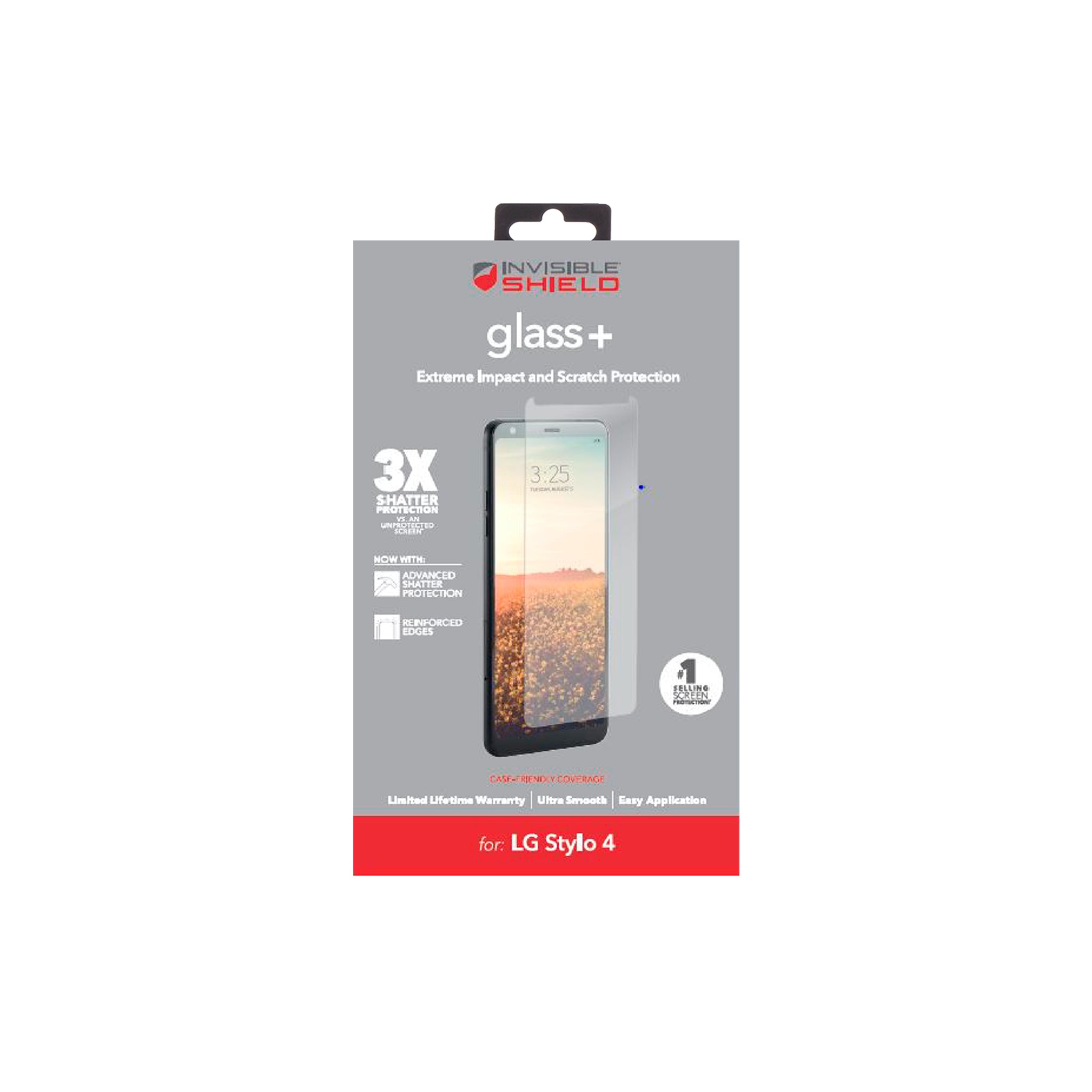 Zagg - Invisibleshield Glass Plus Glass Screen Protector For Lg Stylo 4 /  Stylo 4 Alpha / Stylo 4 Plus / Xstylo - Clear
