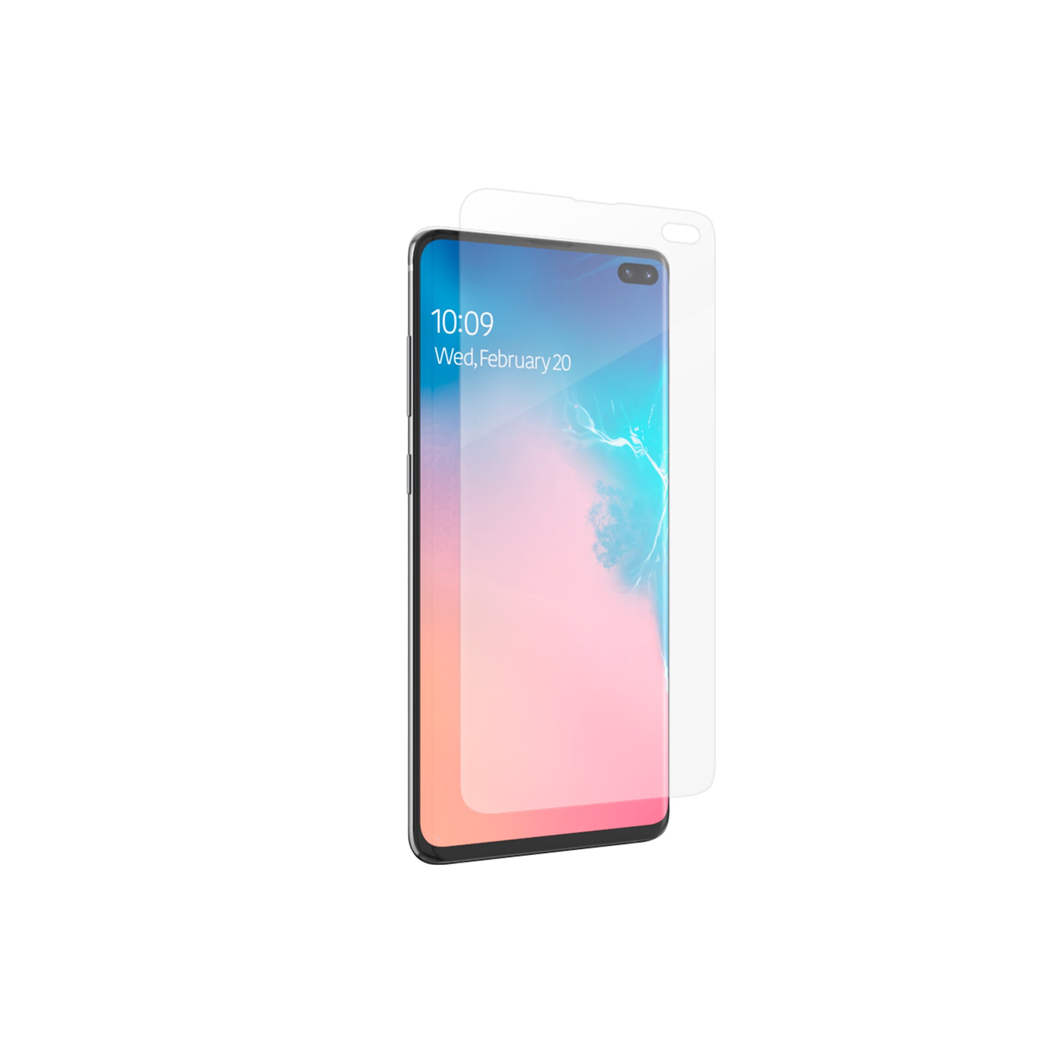 Zagg - Invisibleshield Ultra Clear Screen Protector For Samsung Galaxy S10 - Clear