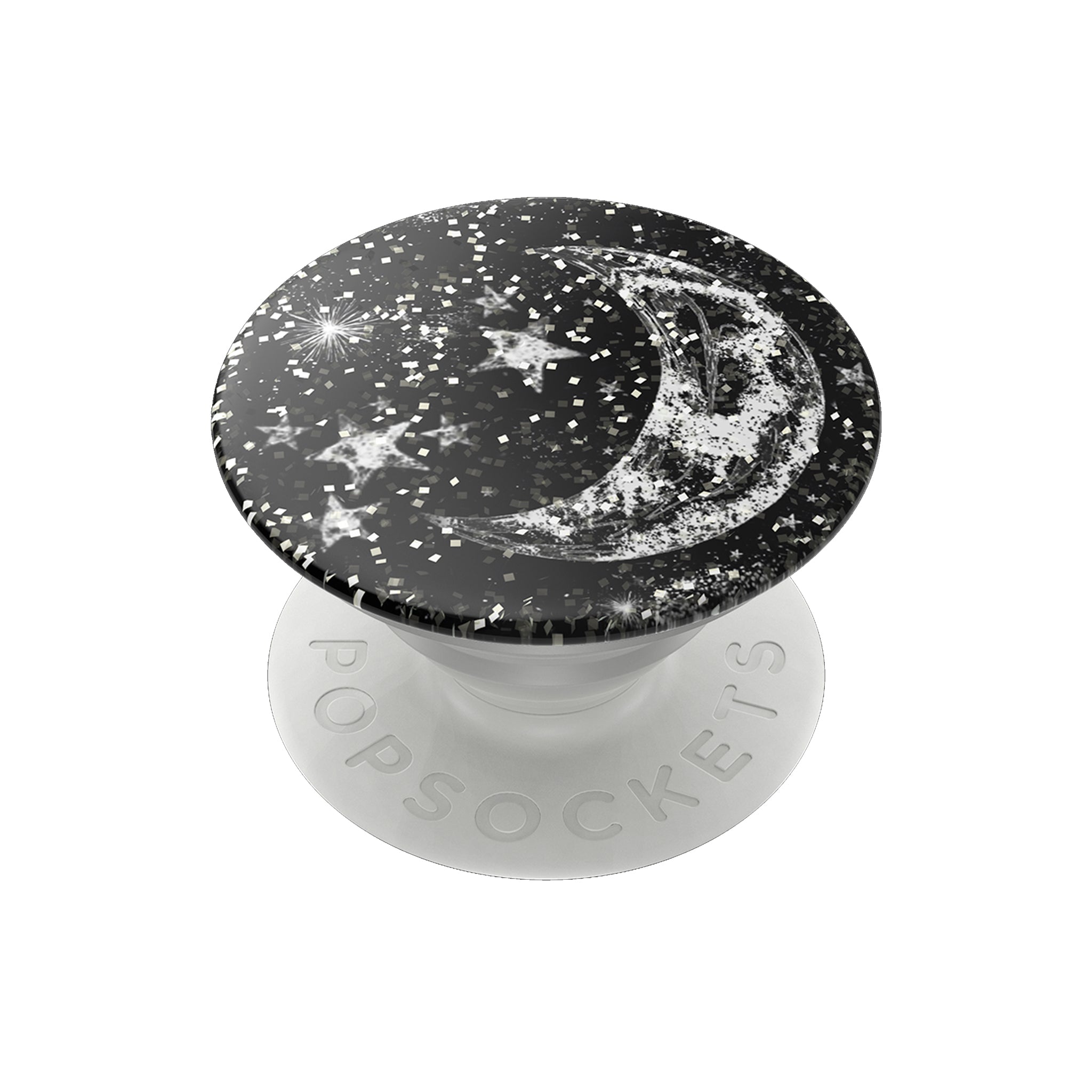 Popsockets - Popgrip Premium Swappable Device Stand And Grip - Glitter Moon Shadow