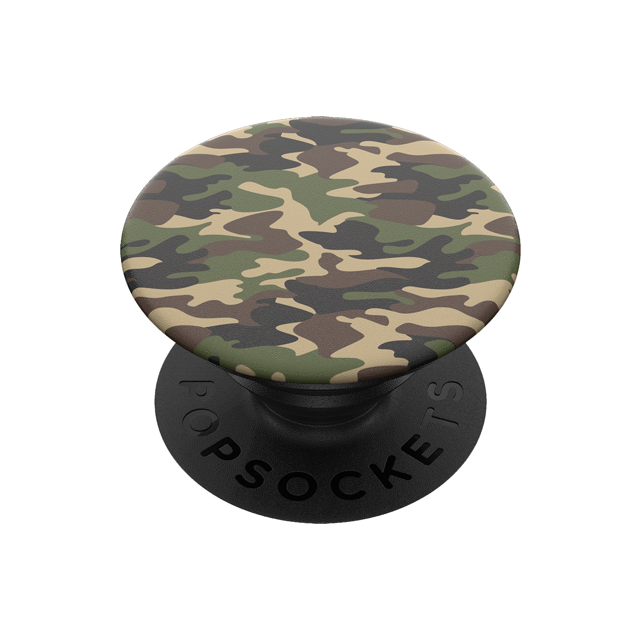 Popsockets - Poptop Swappable Device Stand And Grip Topper - Woodland Camo