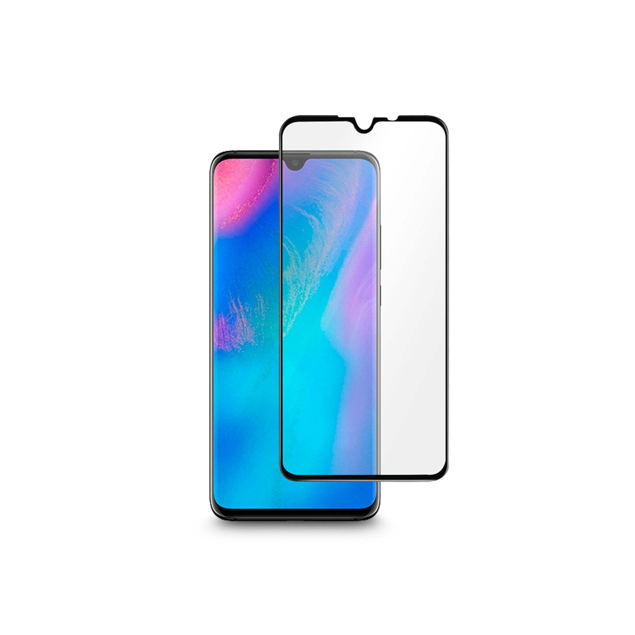 ArtsCase - Strong Shield Glass for Huawei P30 frame Black