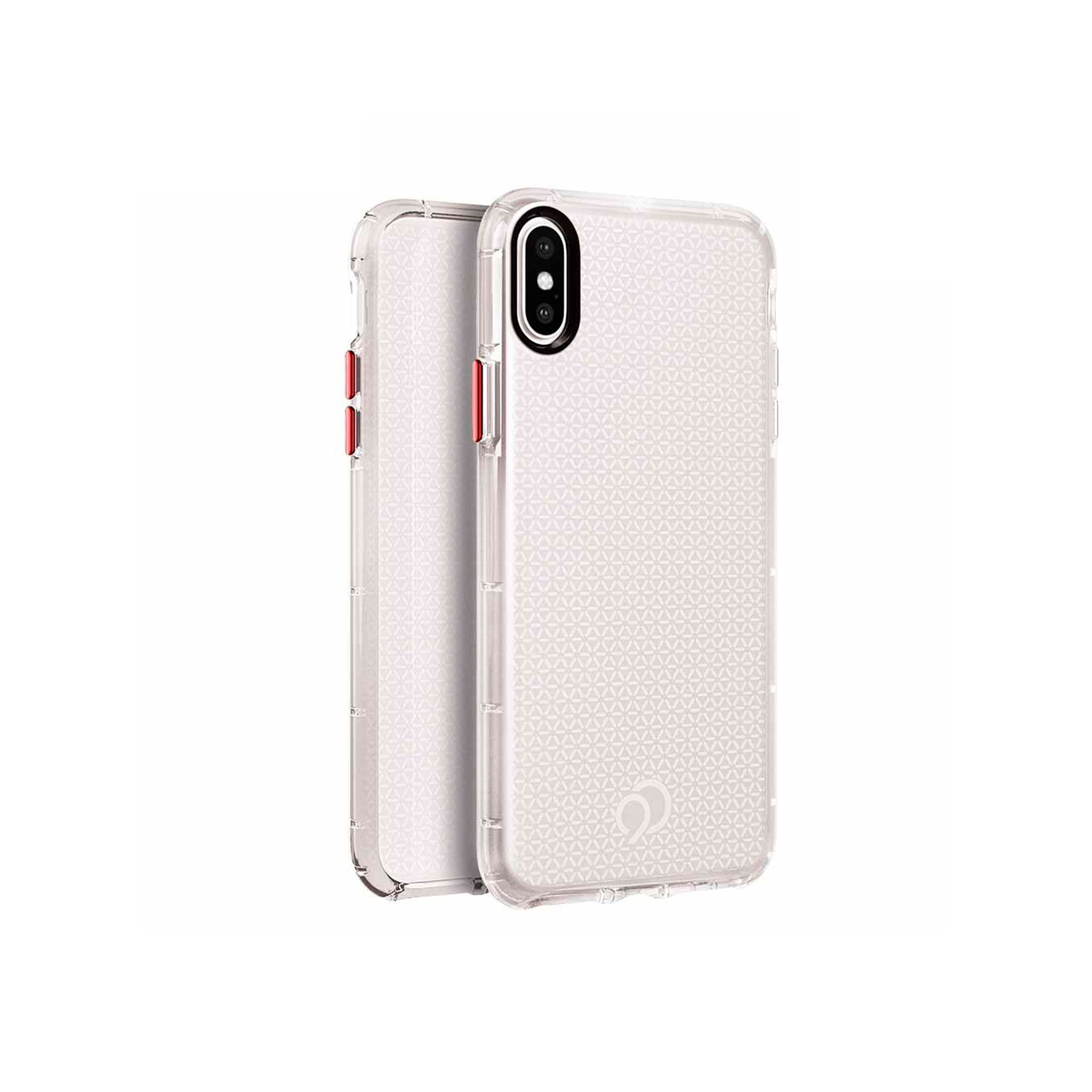 Nimbus9 - Phantom 2 Case For Apple Iphone Xs Max - Clear And Red