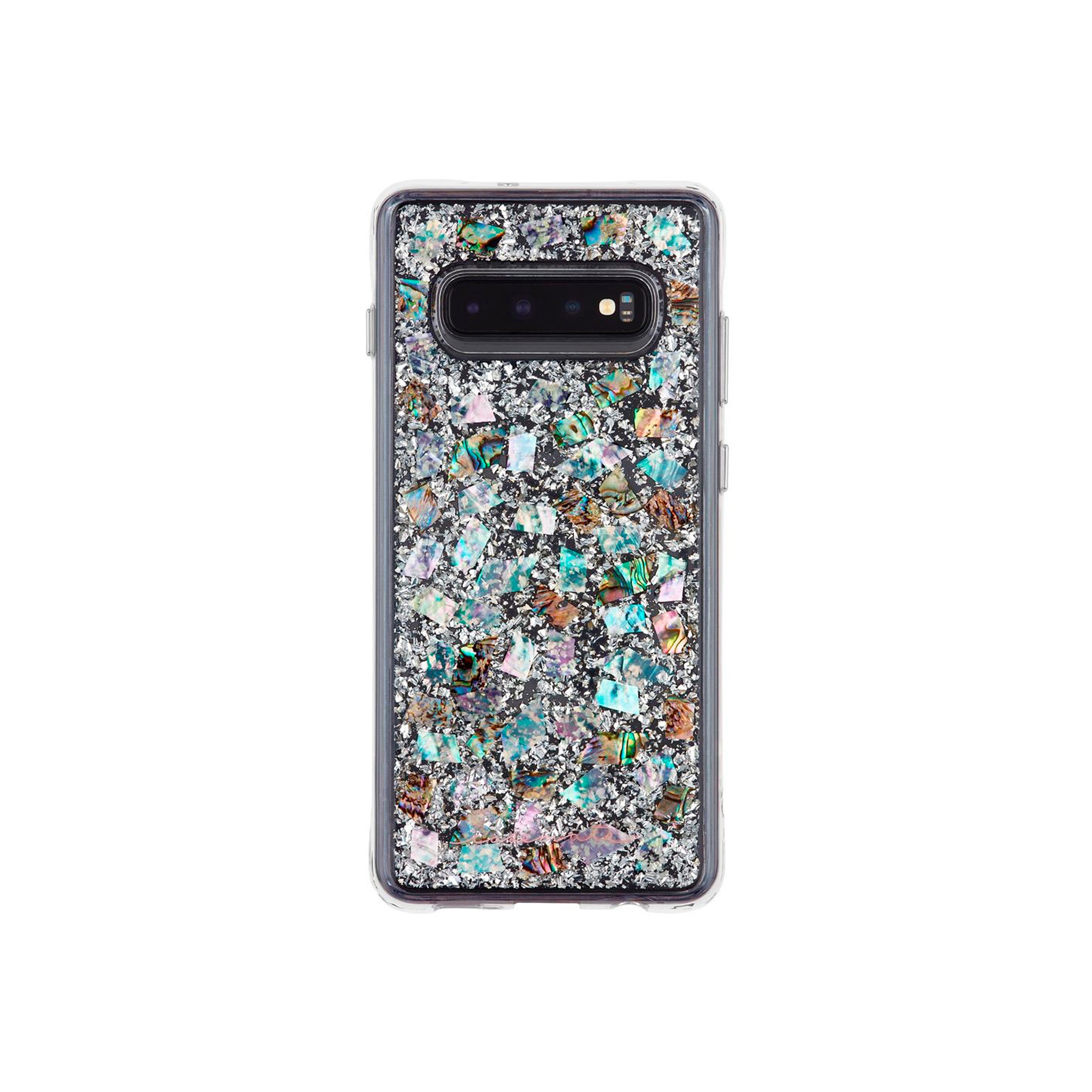 Case-mate - Karat Case For Samsung Galaxy S10 Plus - Mother Of Pearl