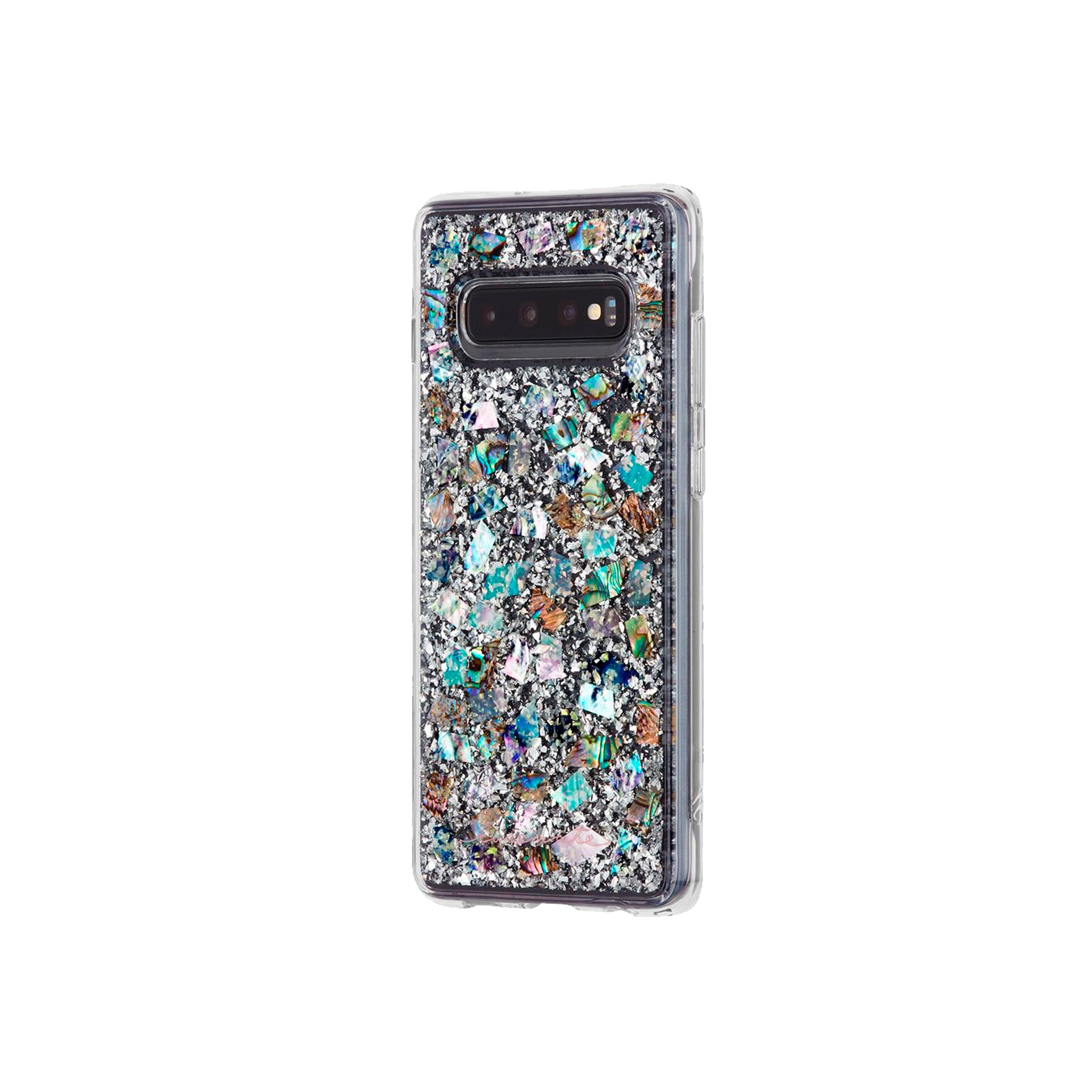 Case-mate - Karat Case For Samsung Galaxy S10 Plus - Mother Of Pearl