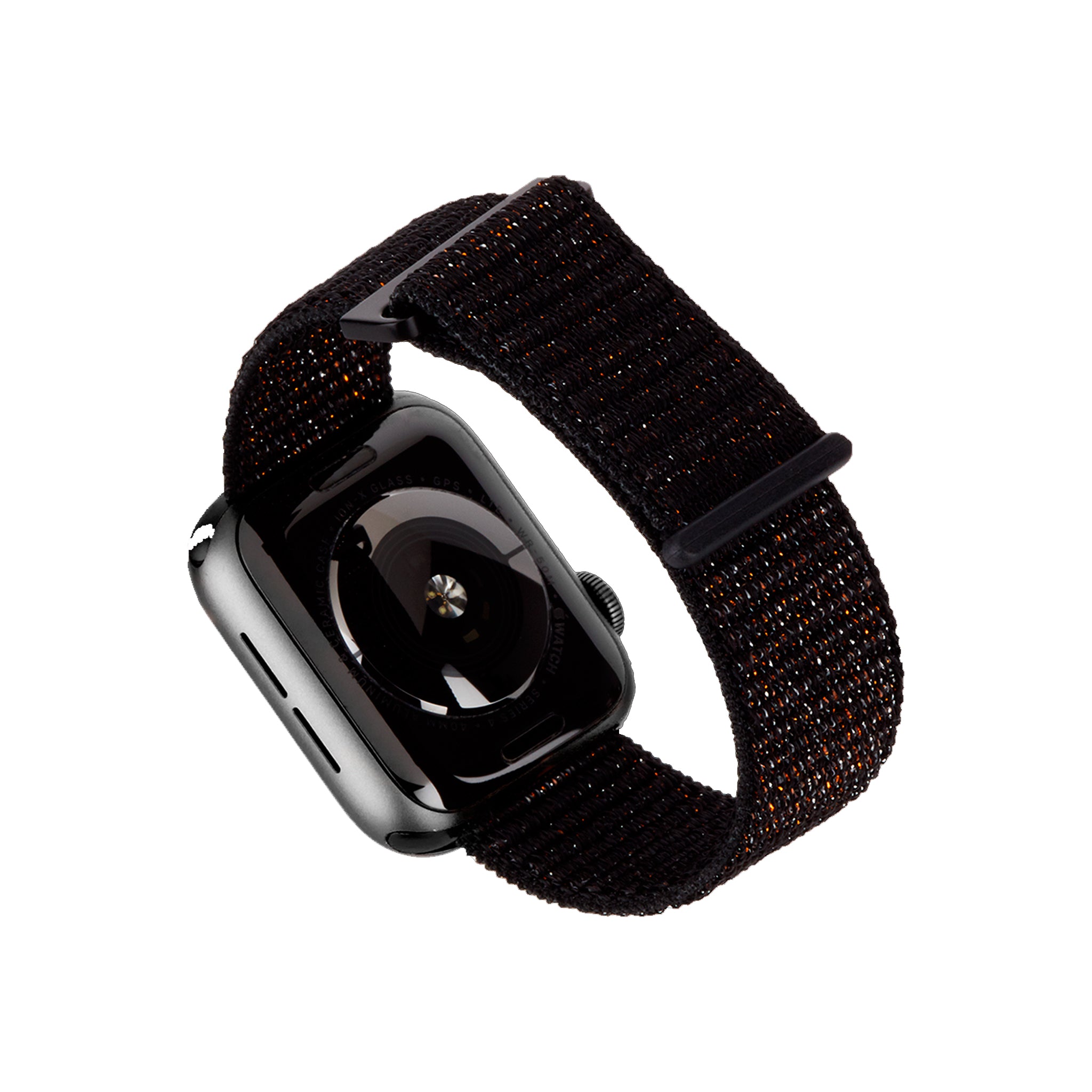 Case-mate - Nylon Watchband For Apple Watch 38mm / 40mm - Mixed Metallic Black