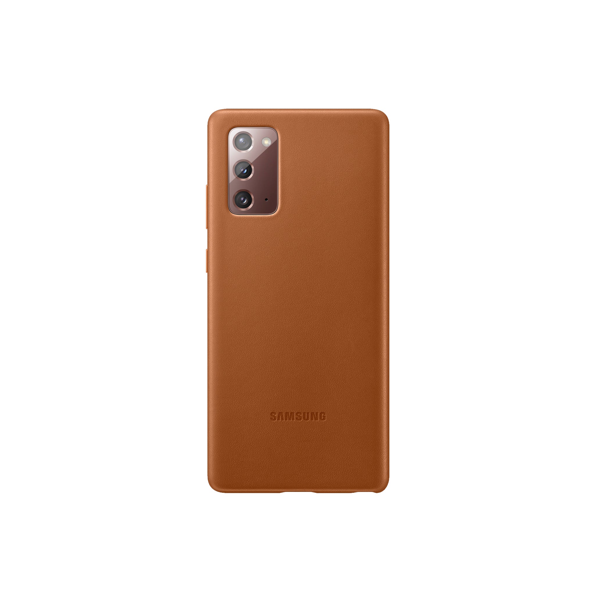 Samsung - Galaxy Note 20 (N980) Leather Back Cover - Brown