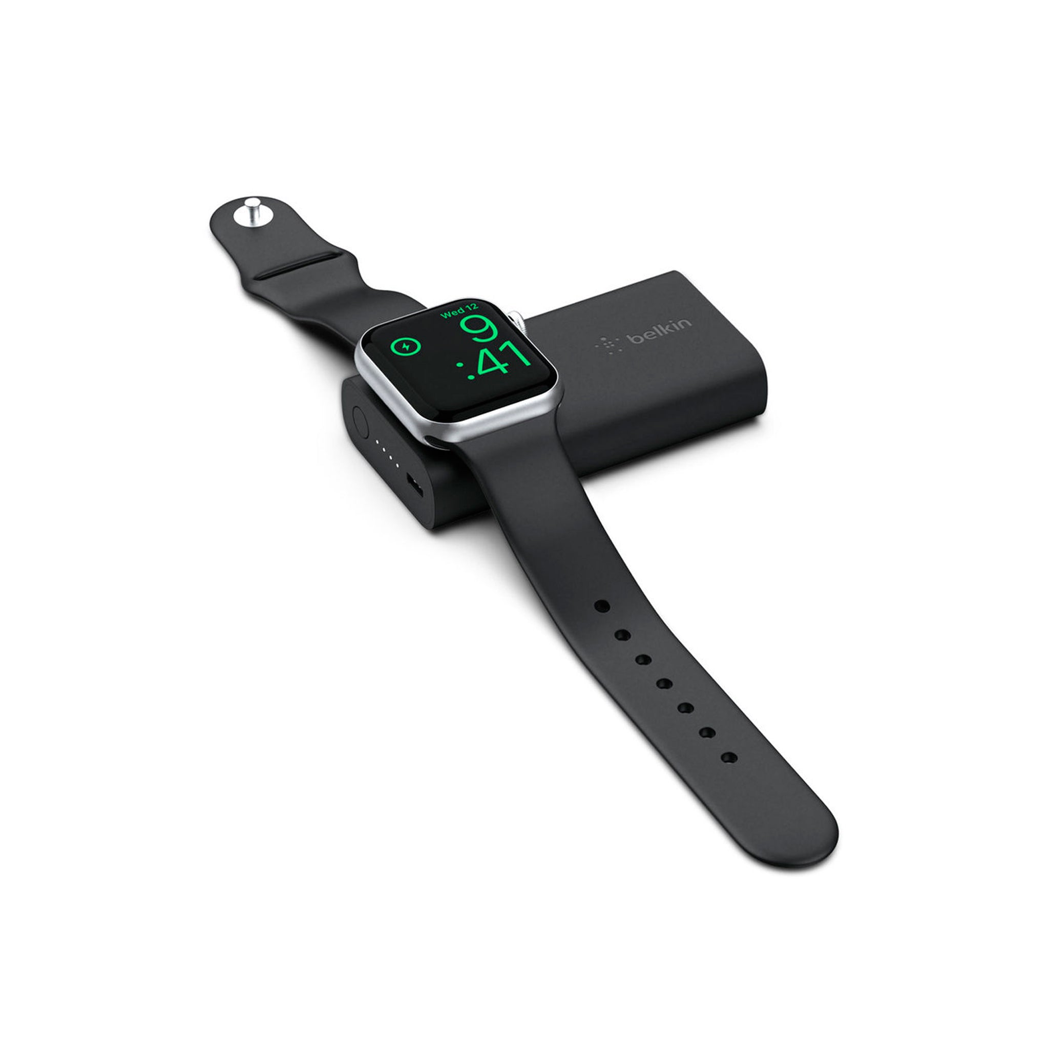 Belkin - Portable Power Pack For Apple Watch Devices - Black