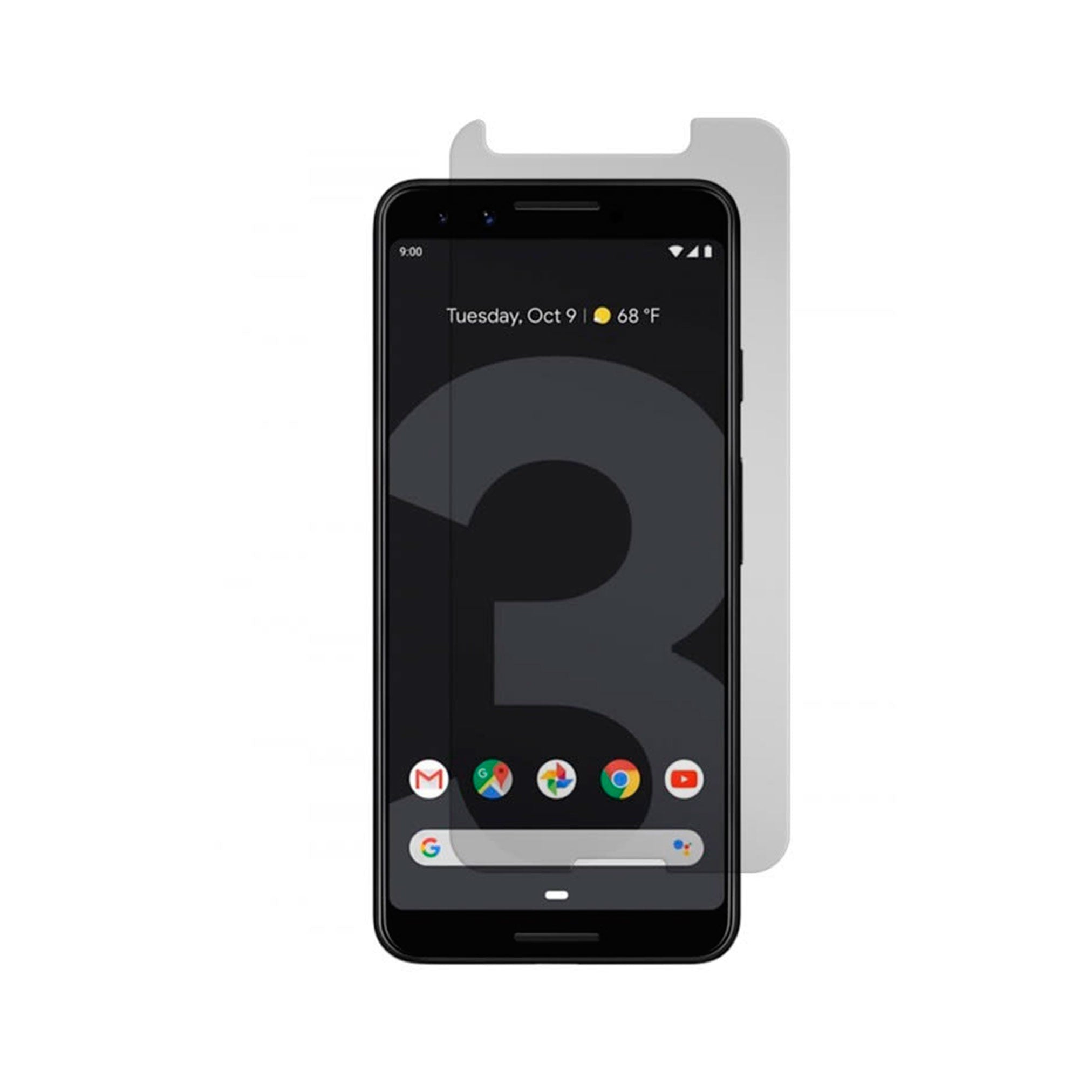 Gadget Guard - Black Ice Glass Screen Protector For Google Pixel 3 Xl - Clear