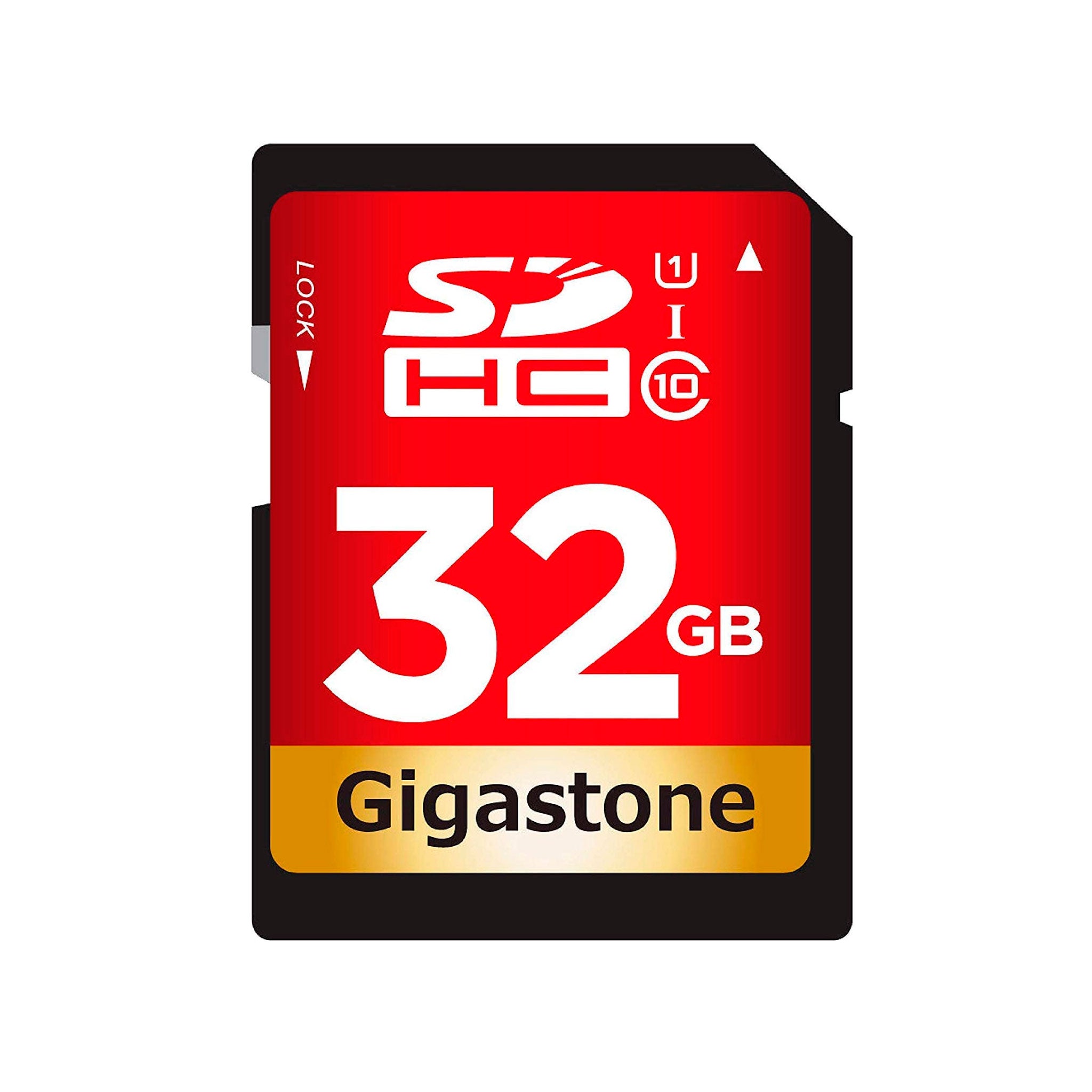 Gigastone - Sd Hc Memory Card 32gb - Red