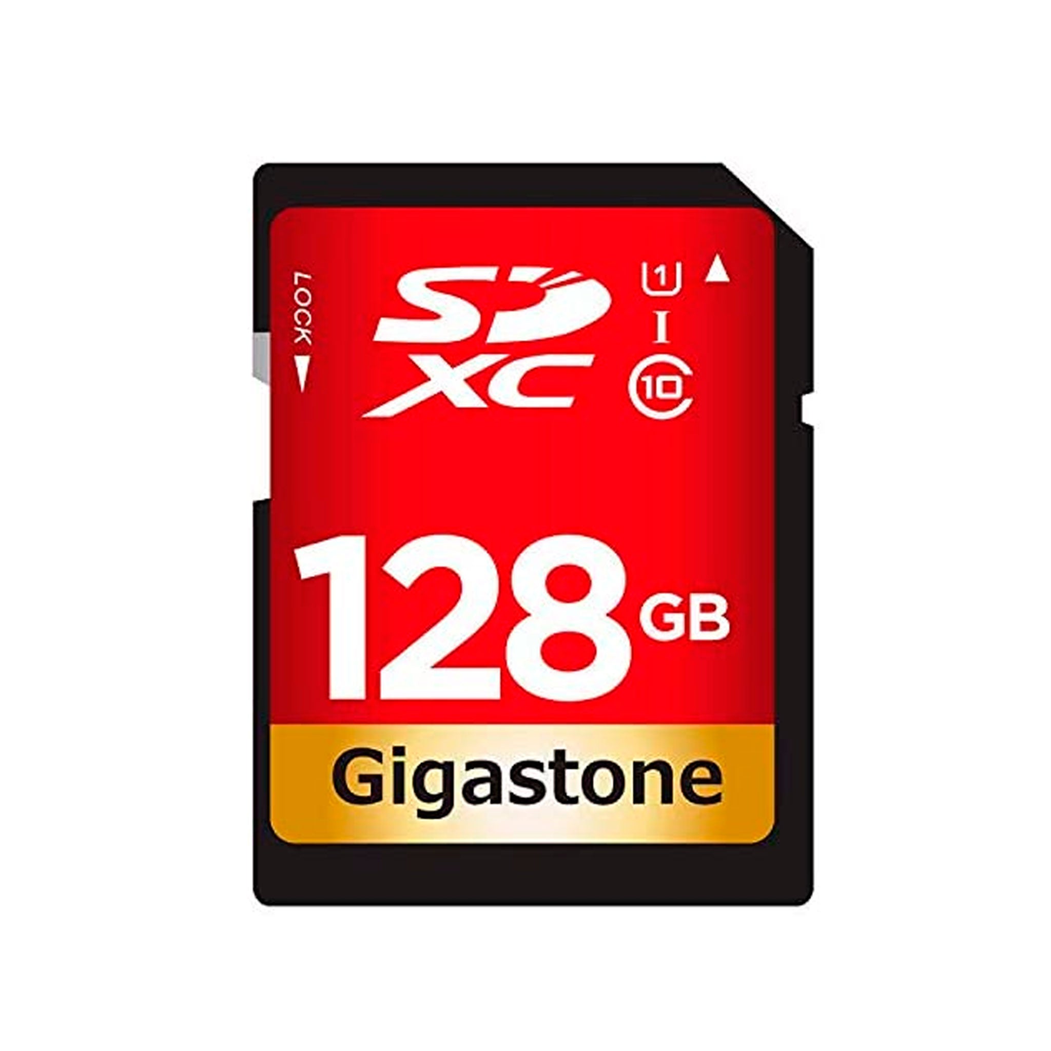 Gigastone - Sd Xc Memory Card 128gb - Red