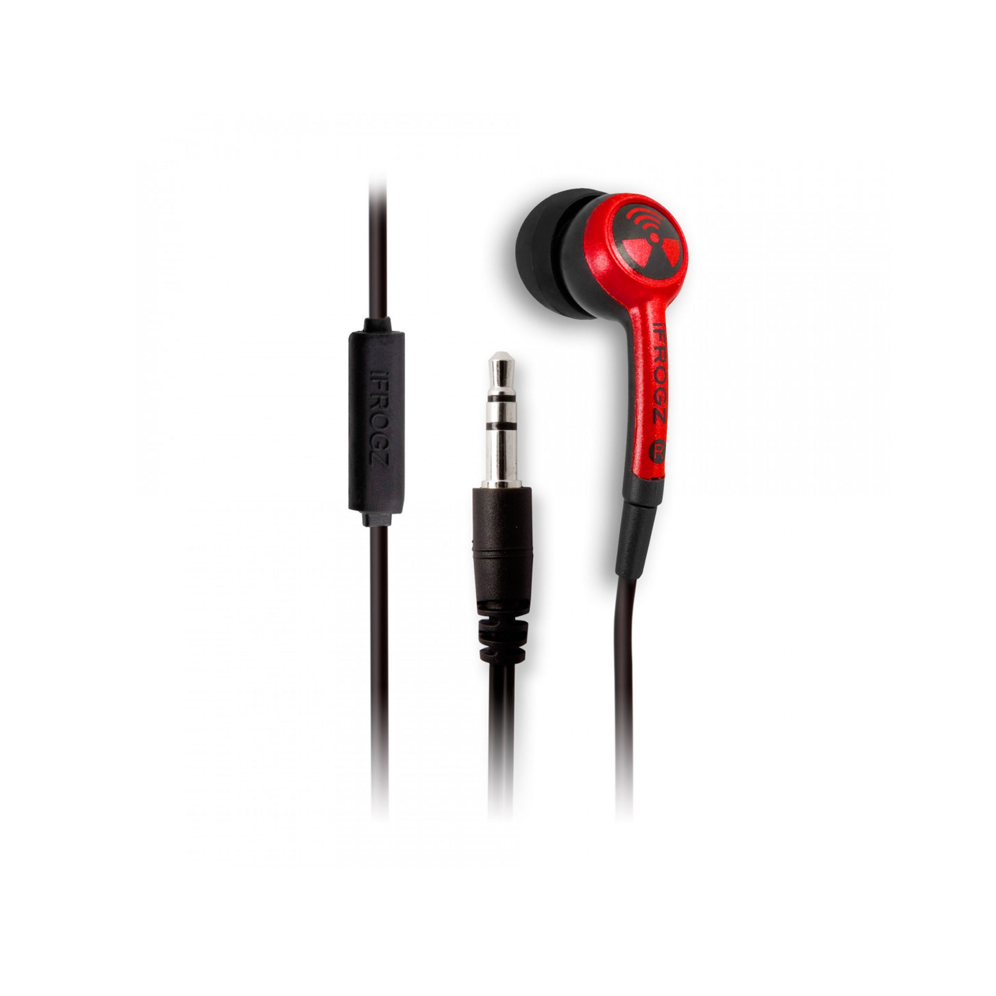 Ifrogz - Plugz In Ear Wired Headphones - Red