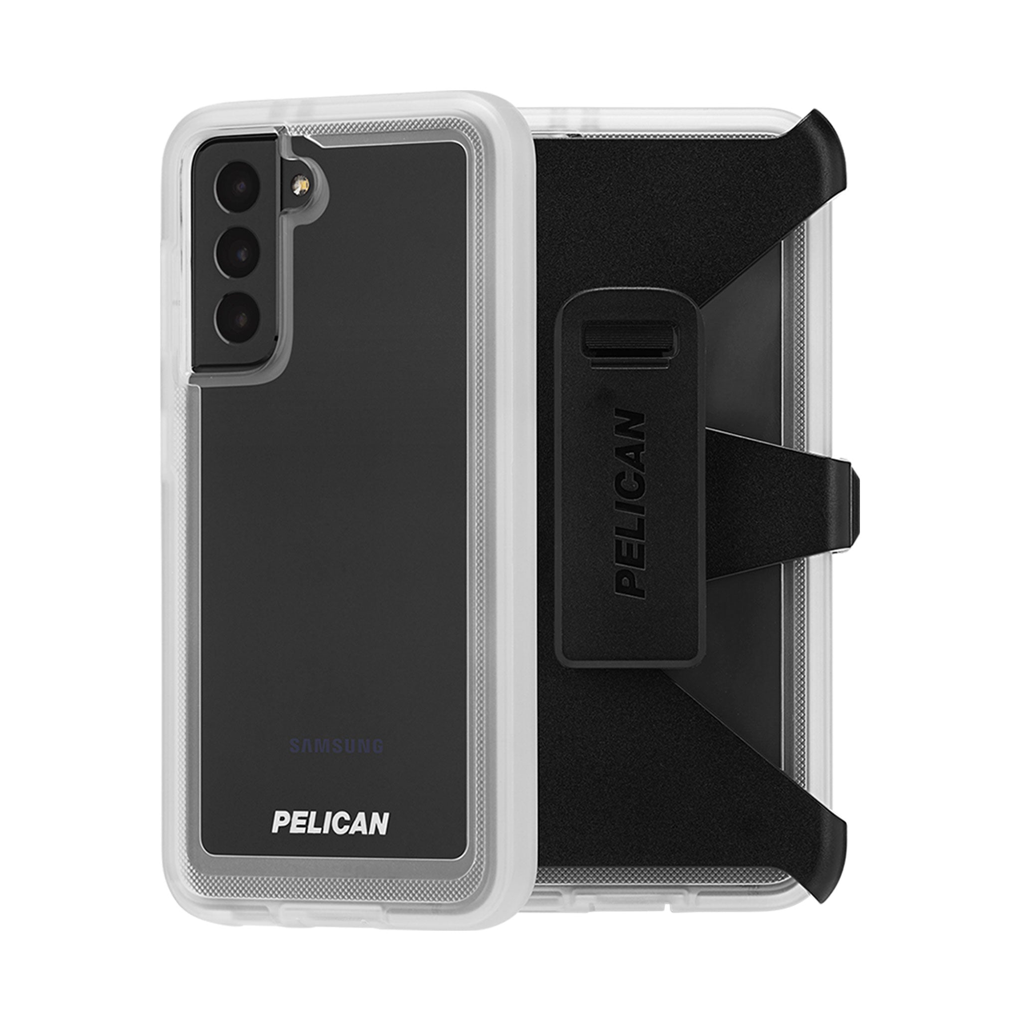 Pelican - Voyager Case With Micropel For Samsung Galaxy S21 5g - Clear