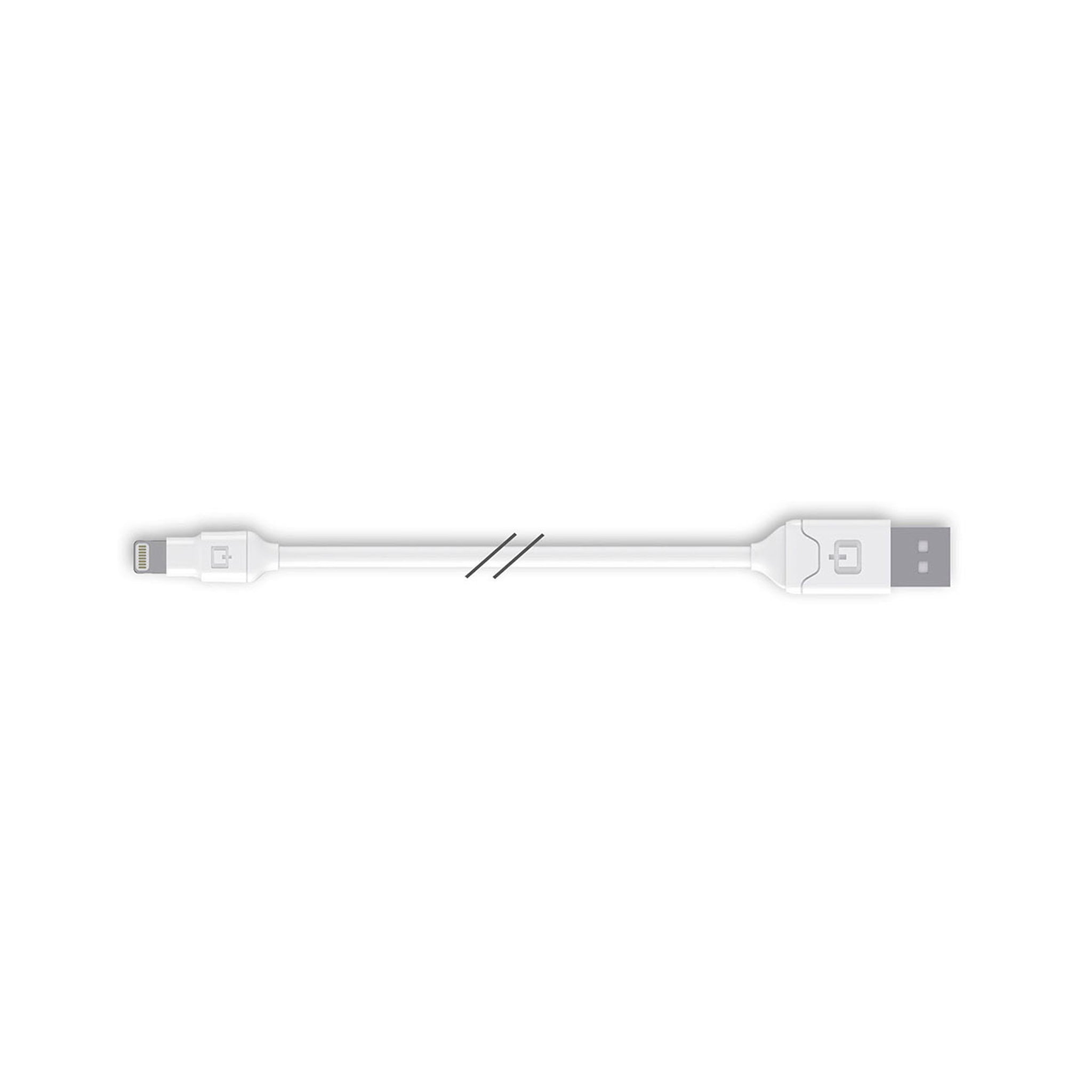 Qmadix - Apple Lightning Cable 10ft - White