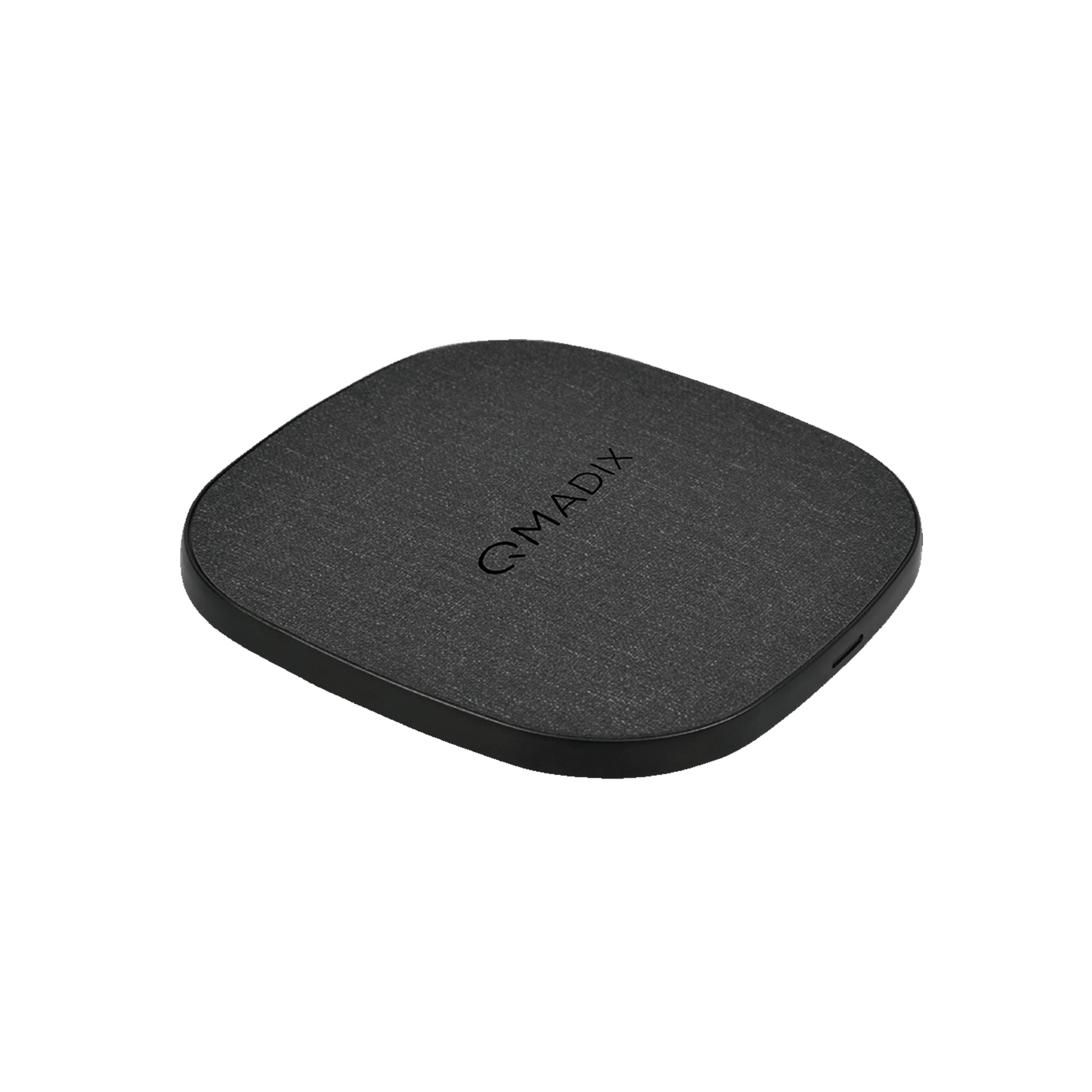 Qmadix - Quick Charge 3.0 Wireless Charging Pad 10w With Wall Charger - Black