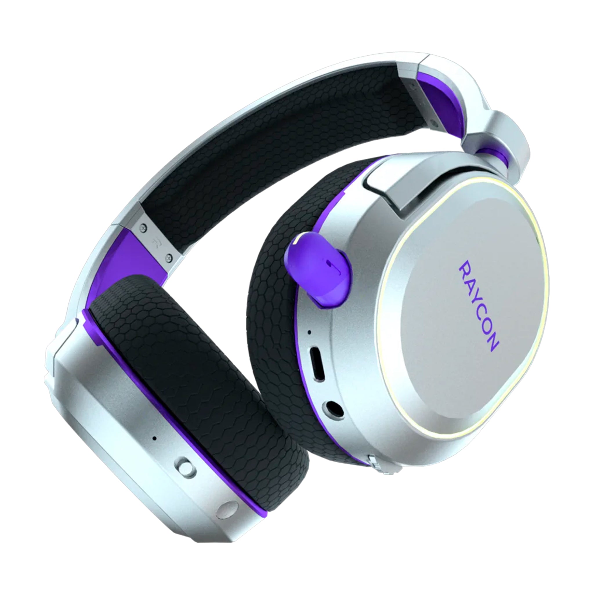 Raycon - The Gaming Over Ear Wireless Headphones - Silver