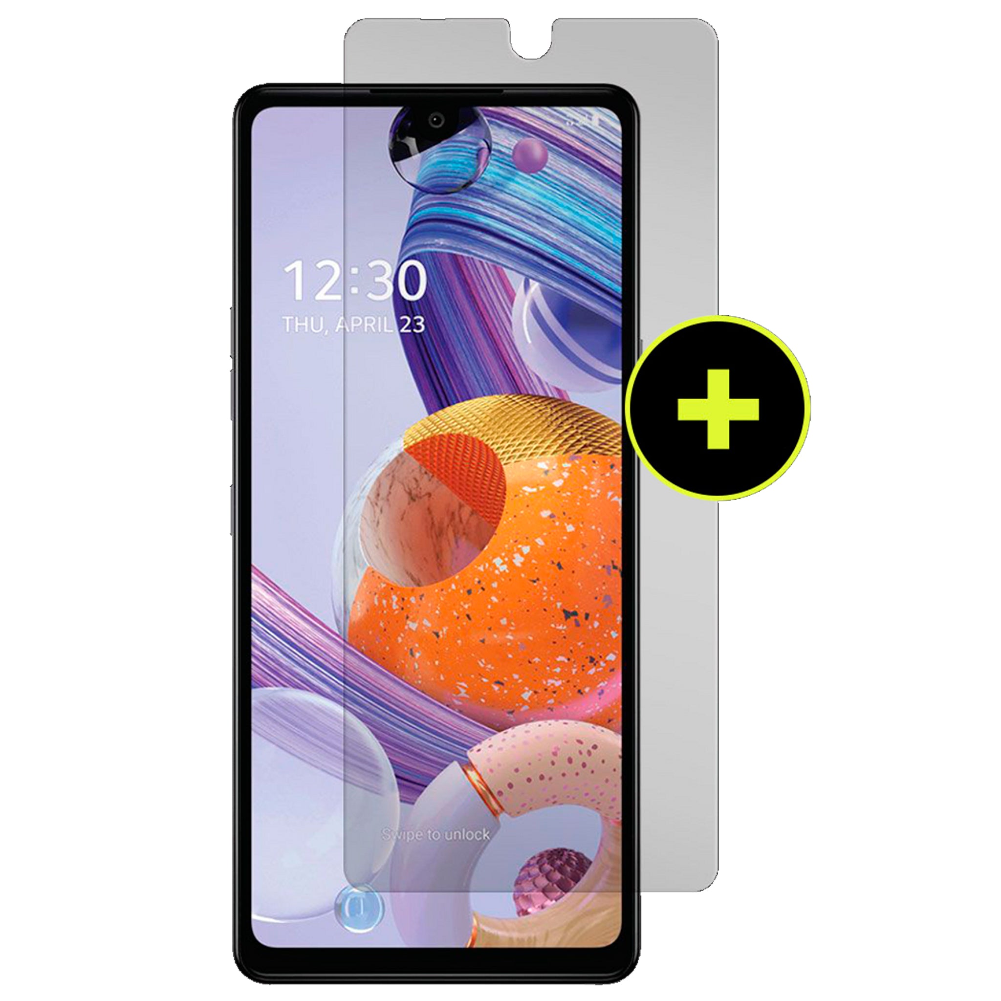 Gadget Guard - Black Ice Plus $150 Guarantee Glass Screen Protector For Lg Stylo 6 - Clear