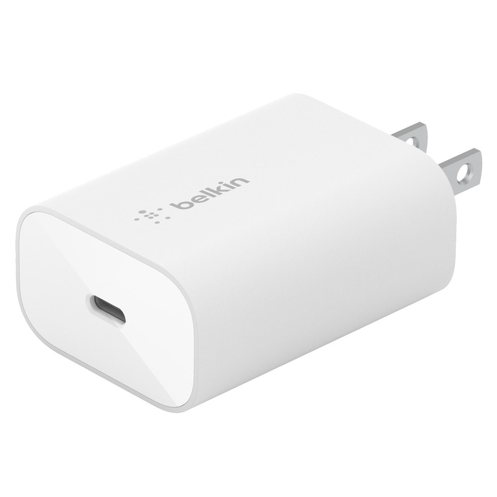 Belkin - Boost Charge 25w Usb C Pd Pps Wall Charger - White