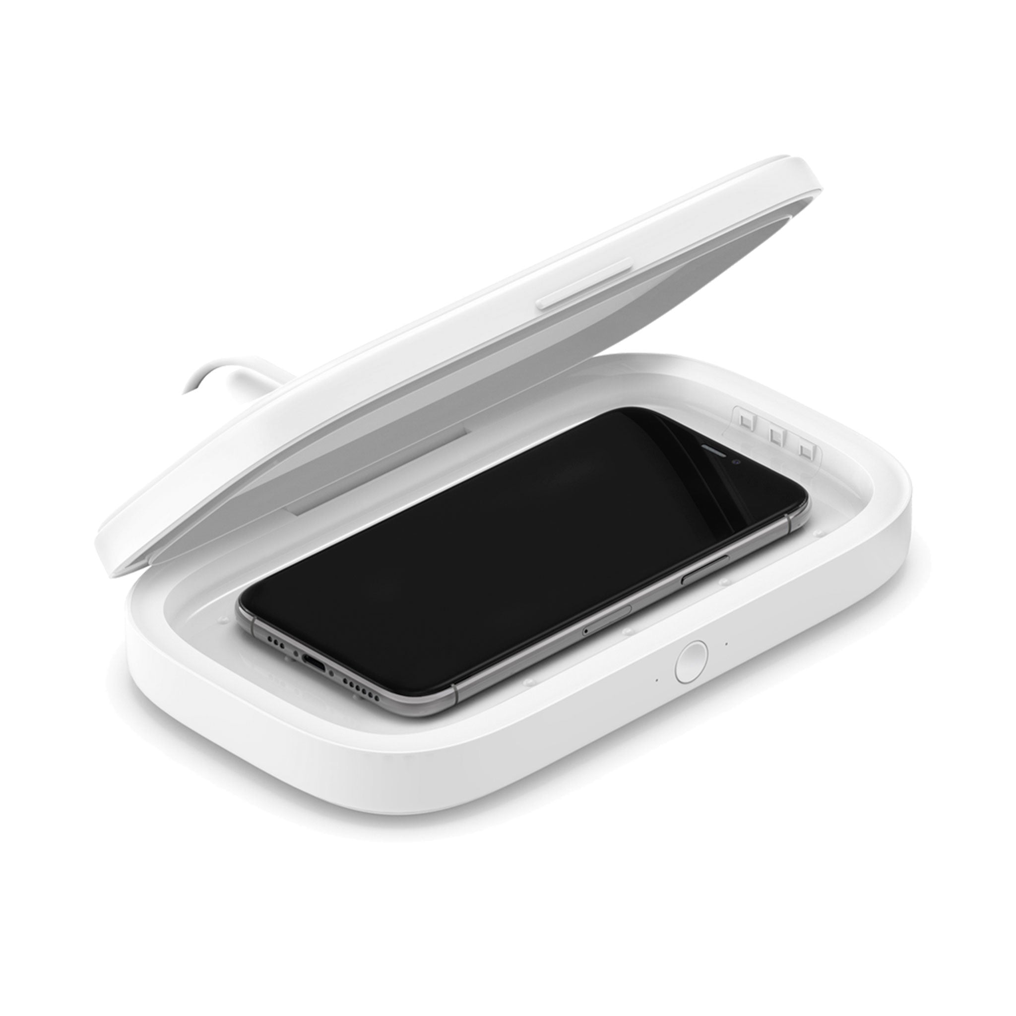Belkin - Boost Charge Uv Sanitizer With Wireless Charging 10w - White