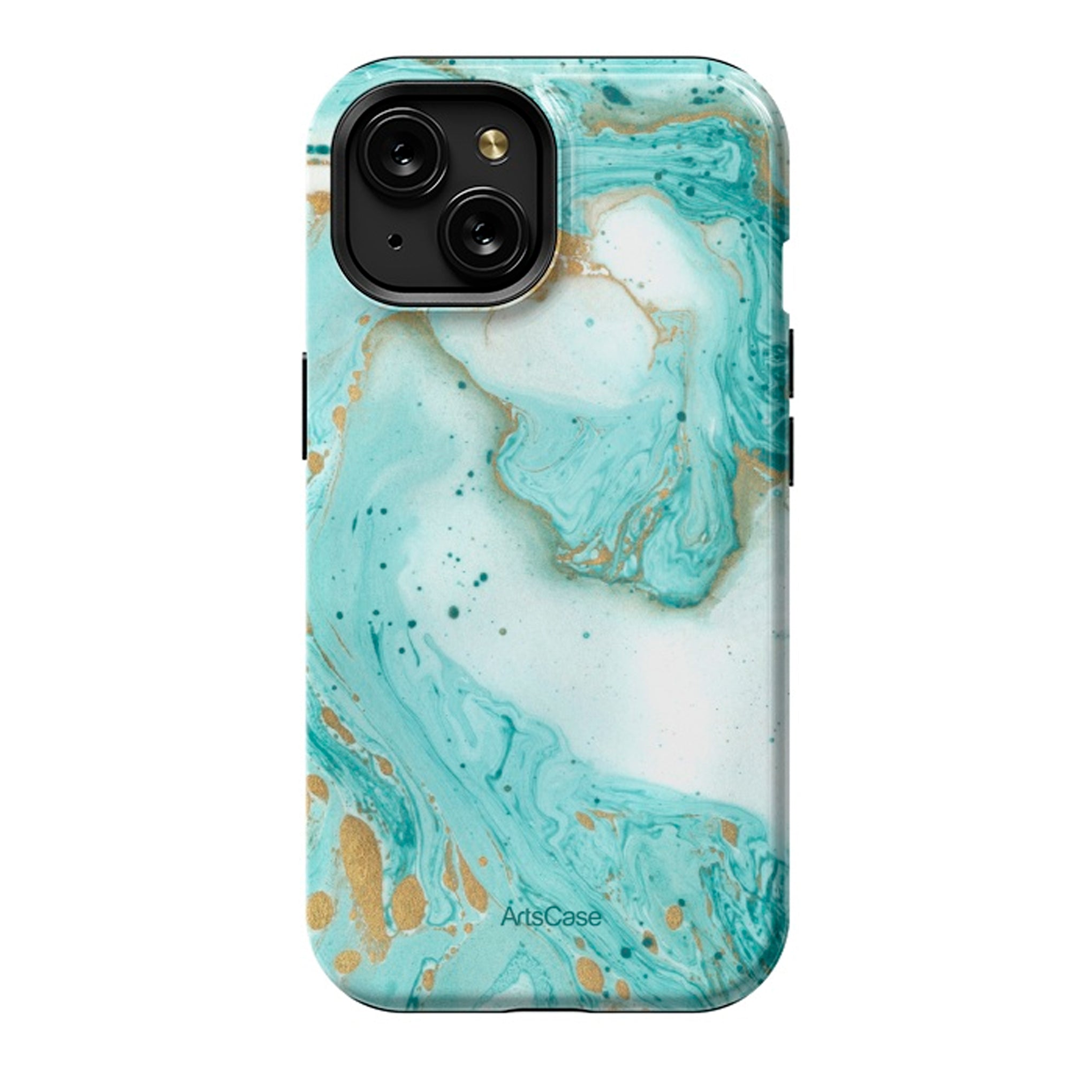 Protective Cover Case - Design Waves Teal.