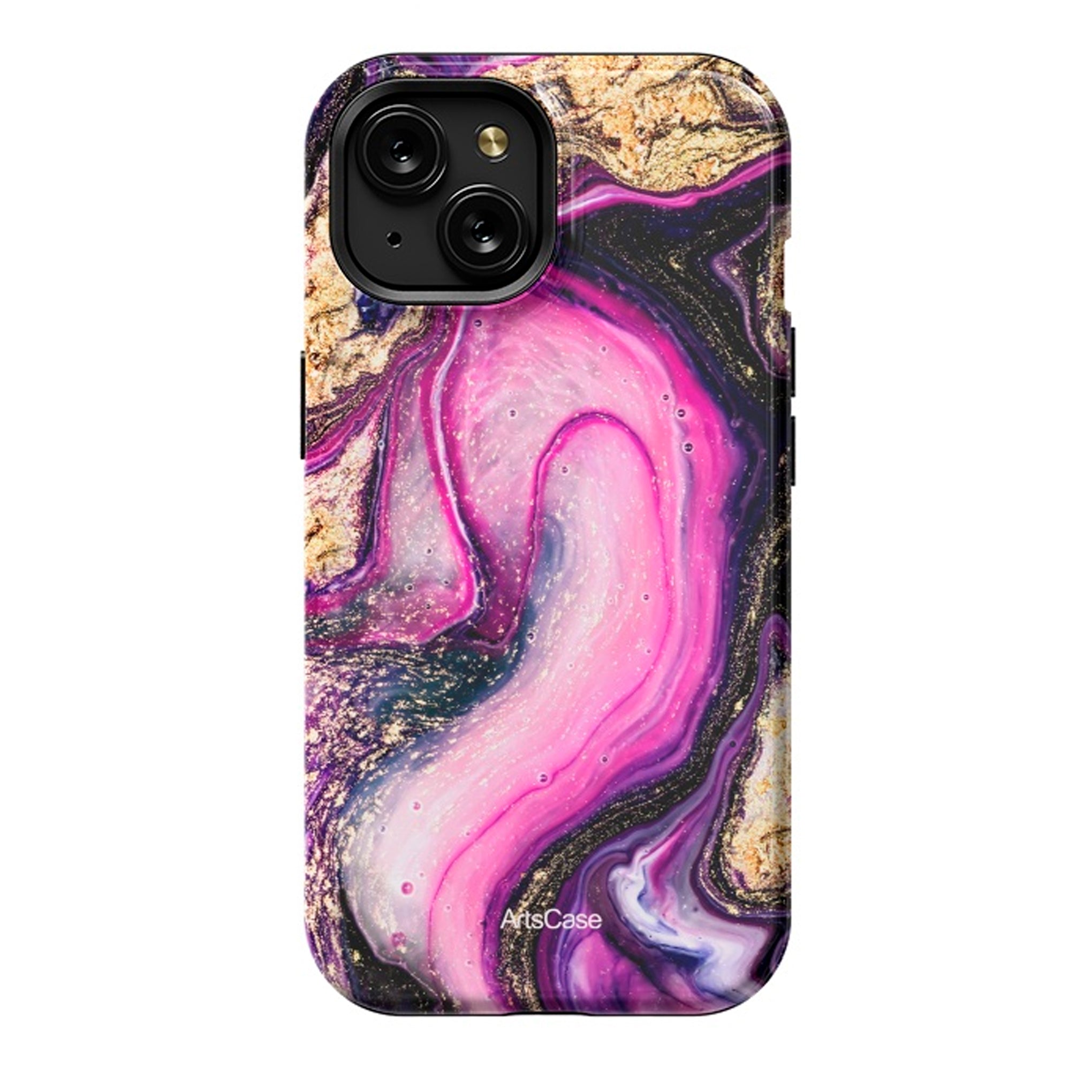 Protective Cover Case - Design Violet Marble Design.