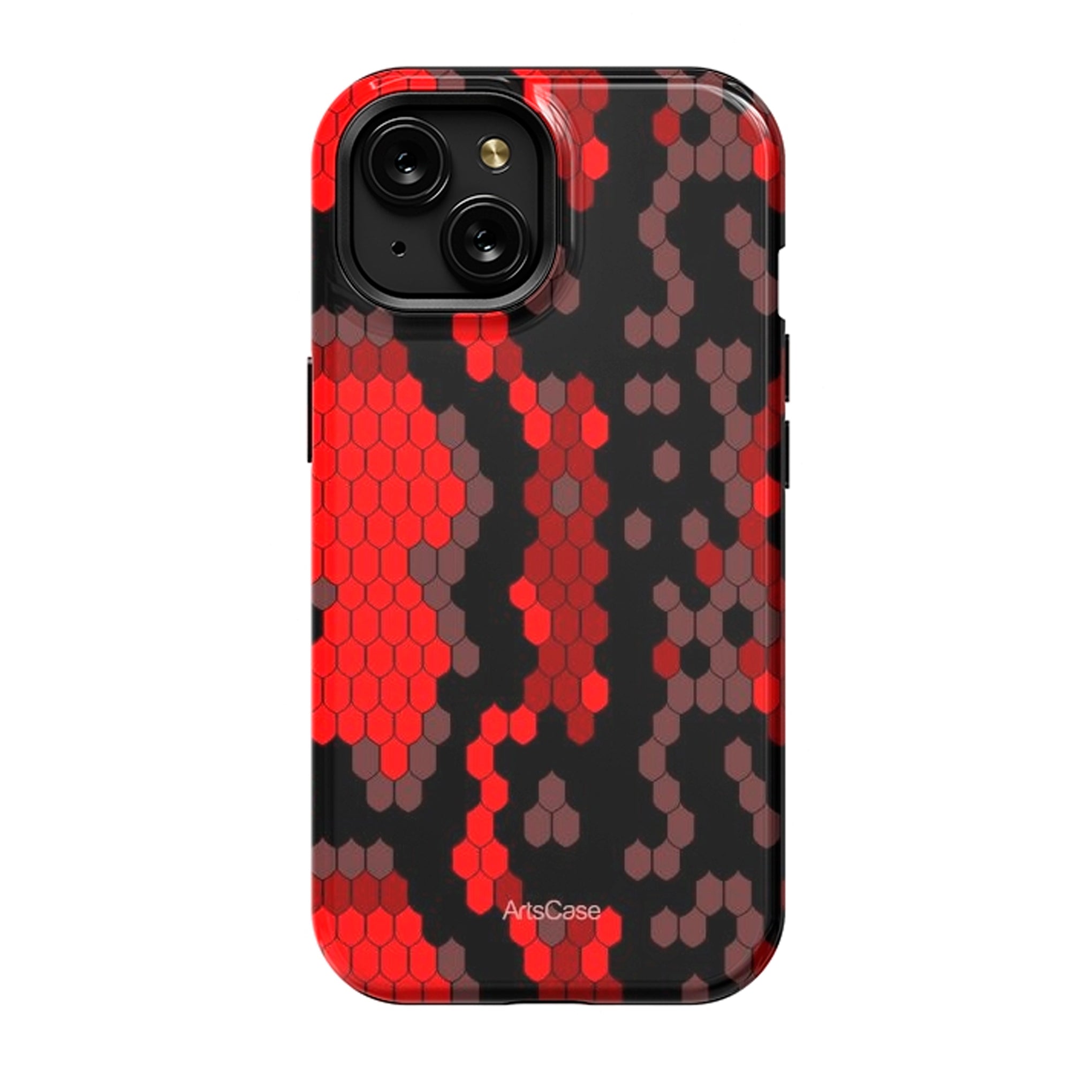 Protective Cover Case - Design  Wild Red Snake.