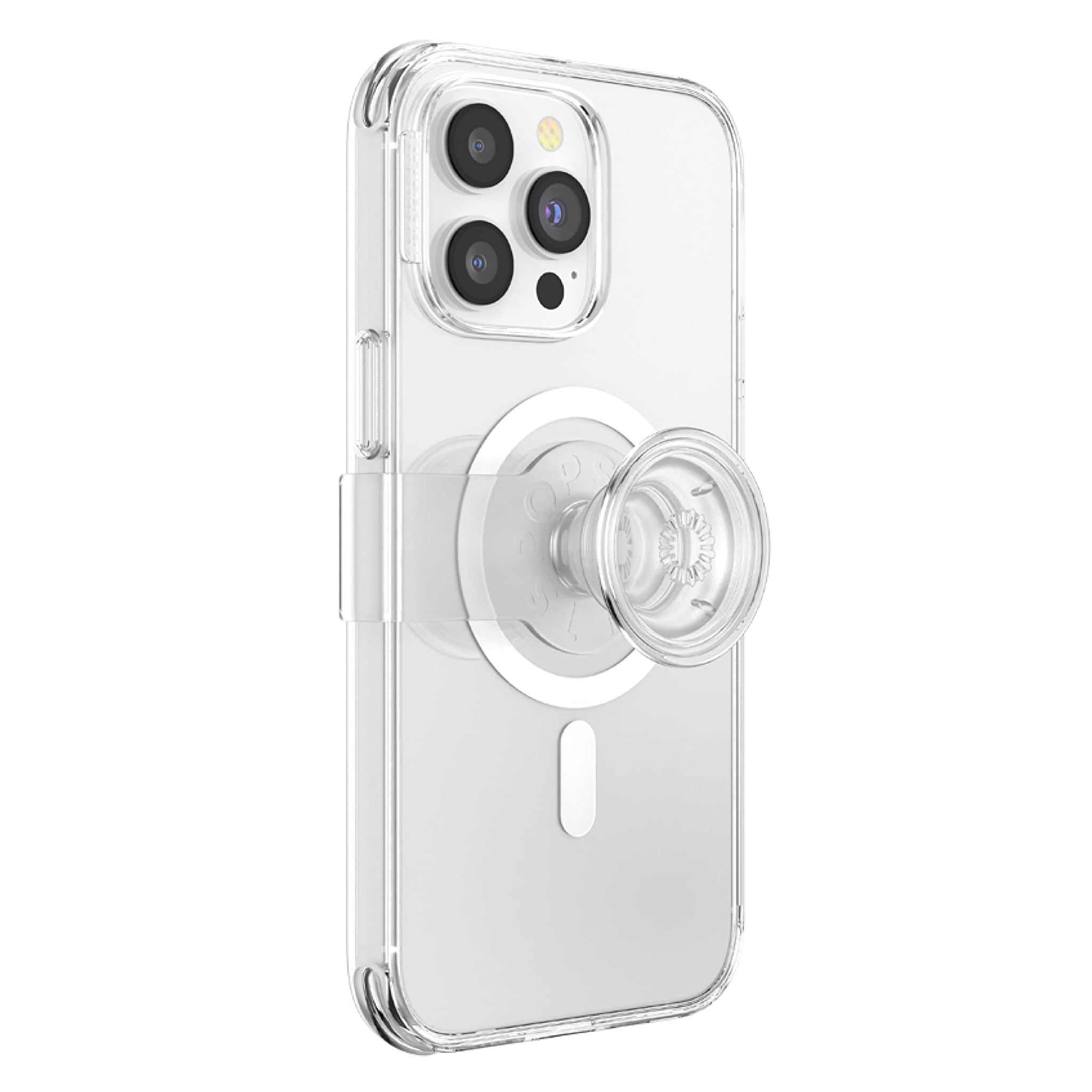 Popsockets - Magsafe Popgrip Slide Case For Apple Iphone 14 Pro Max - Clear