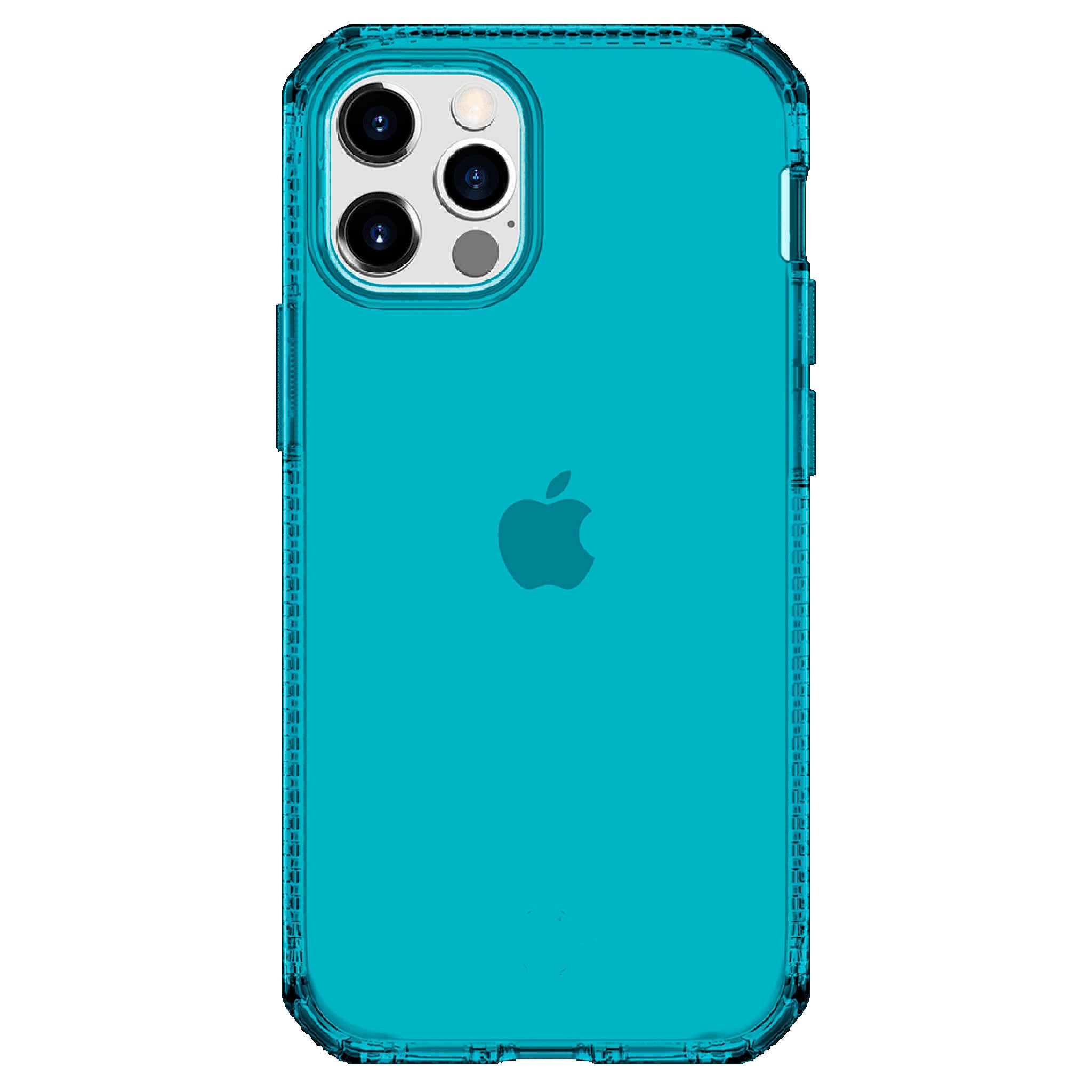 Itskins - Spectrum Clear Case For Apple Iphone 12 / 12 Pro - Pacific Blue