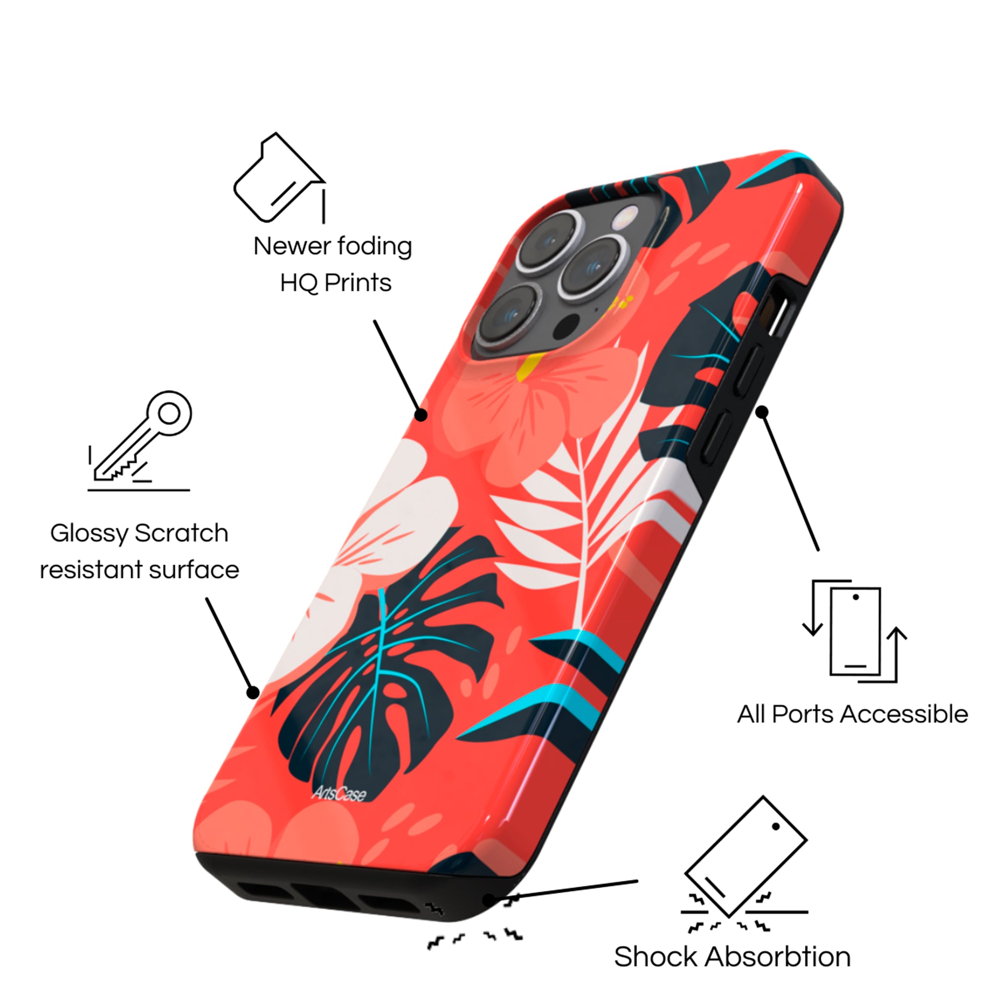 Protective Cover Case - Design Aloha.