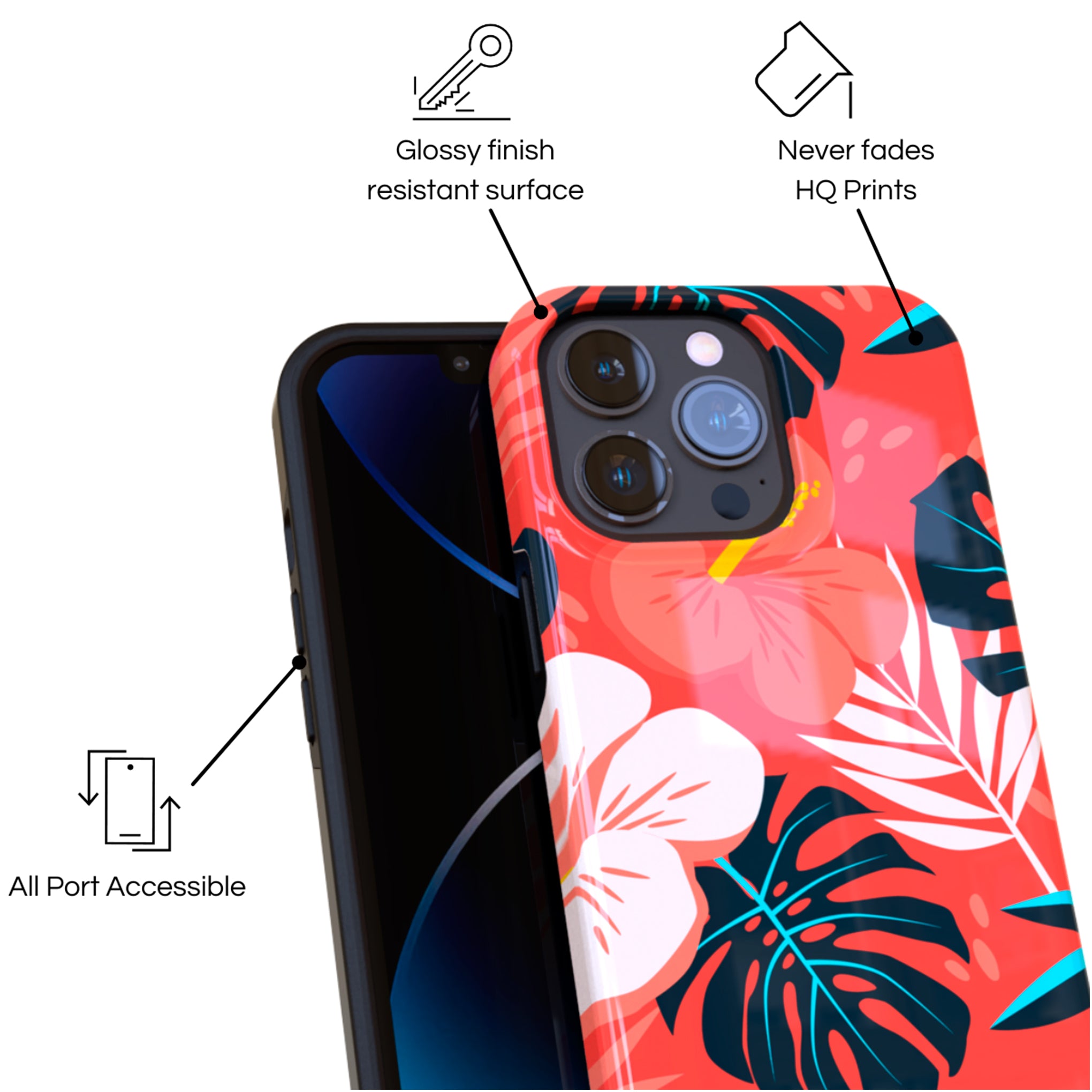 Protective Cover Case - Design Aloha.