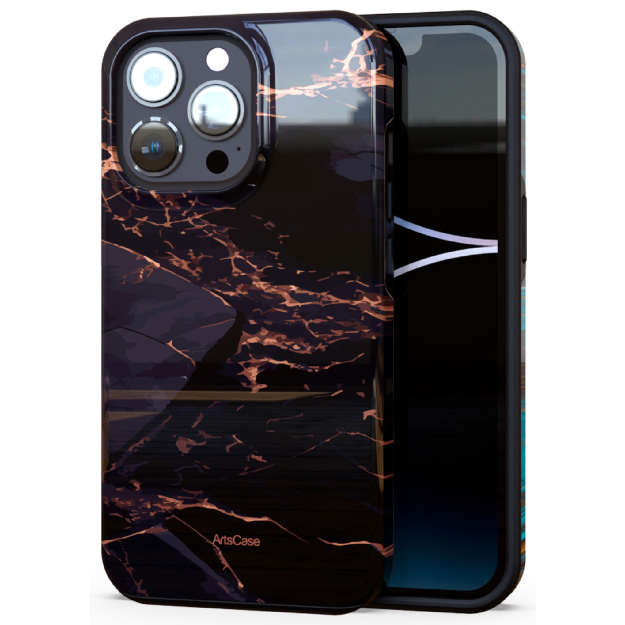 Protective Cover Case - Design Black Sea.