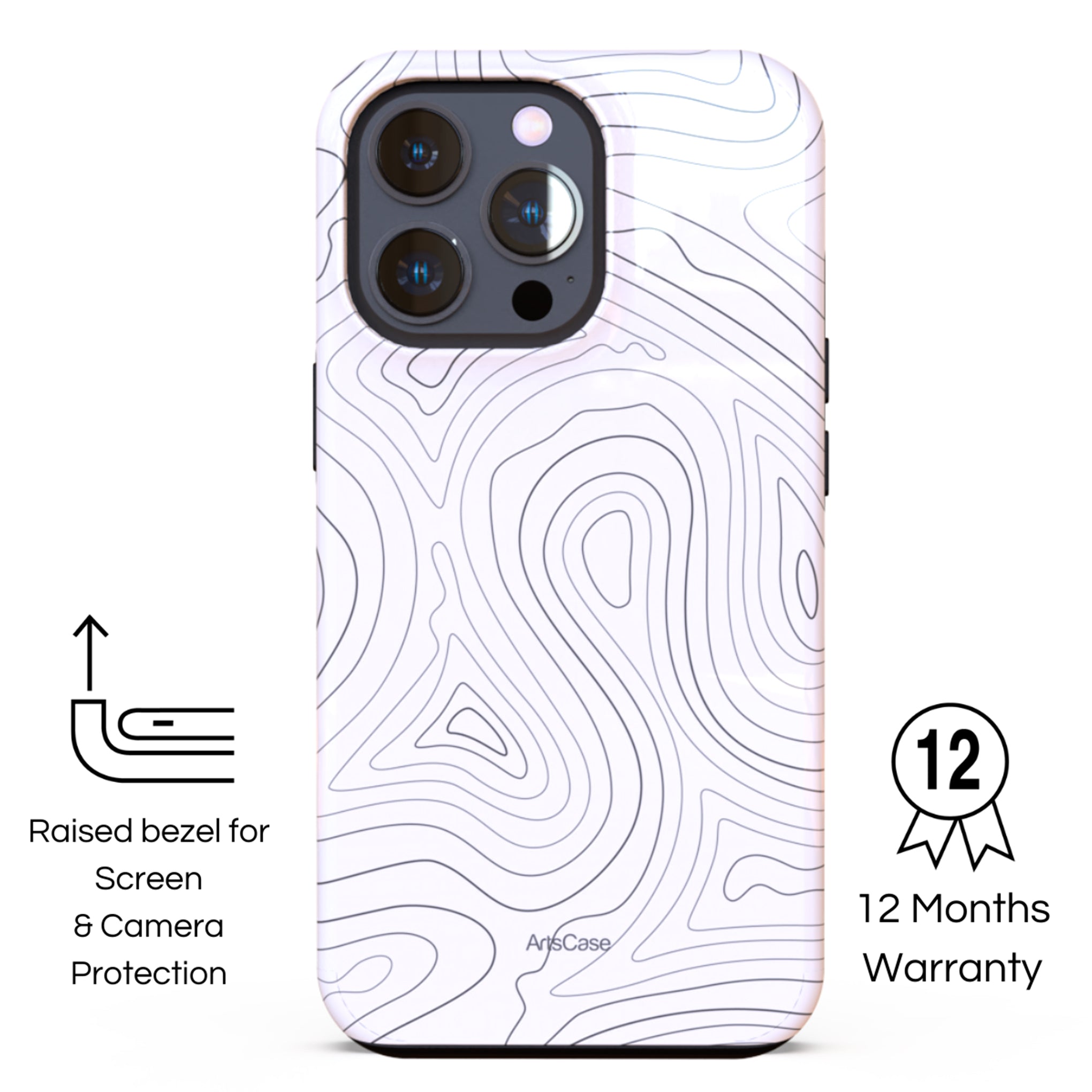 Protective Cover Case - Design Calm.