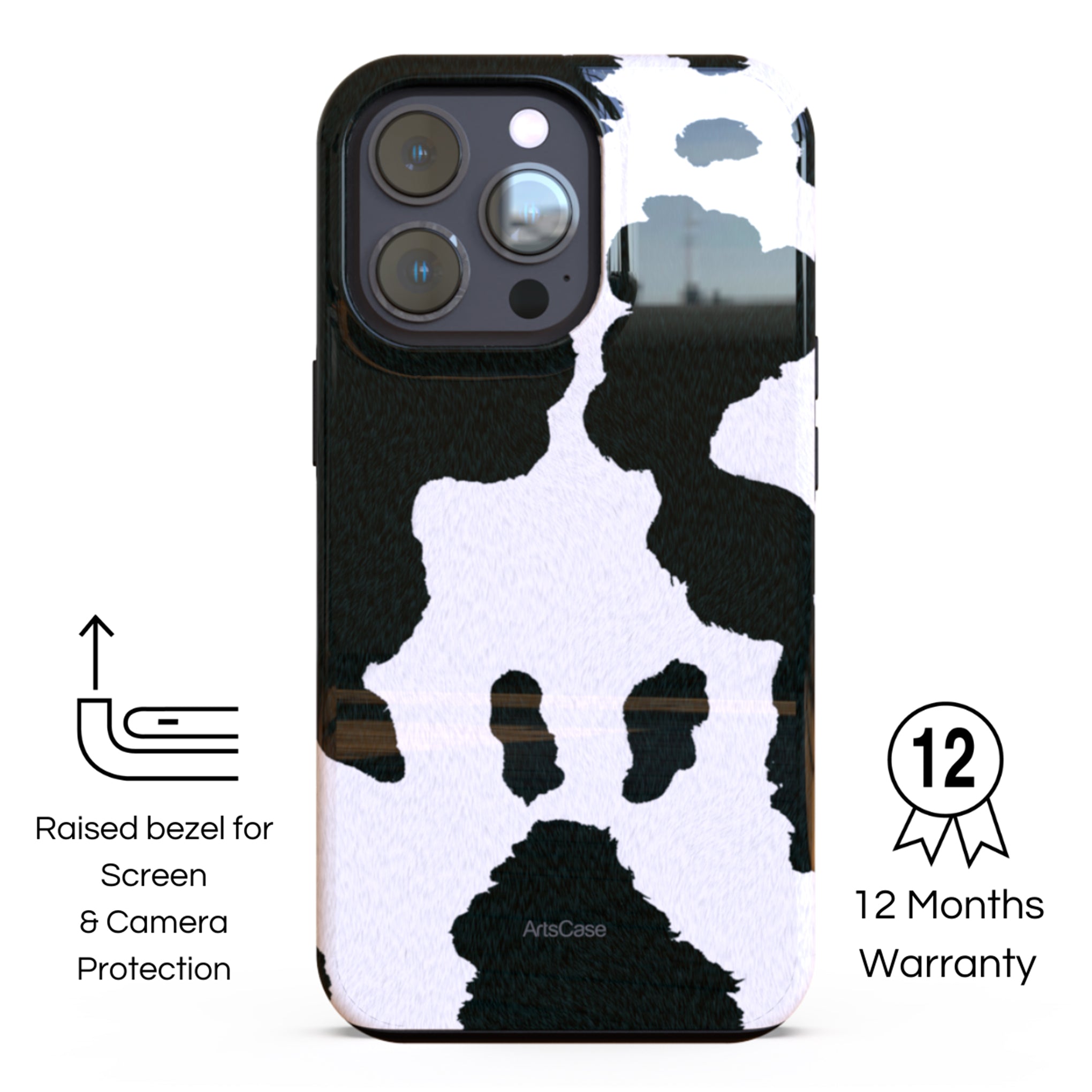 Protective Cover Case - Design Cowhide.