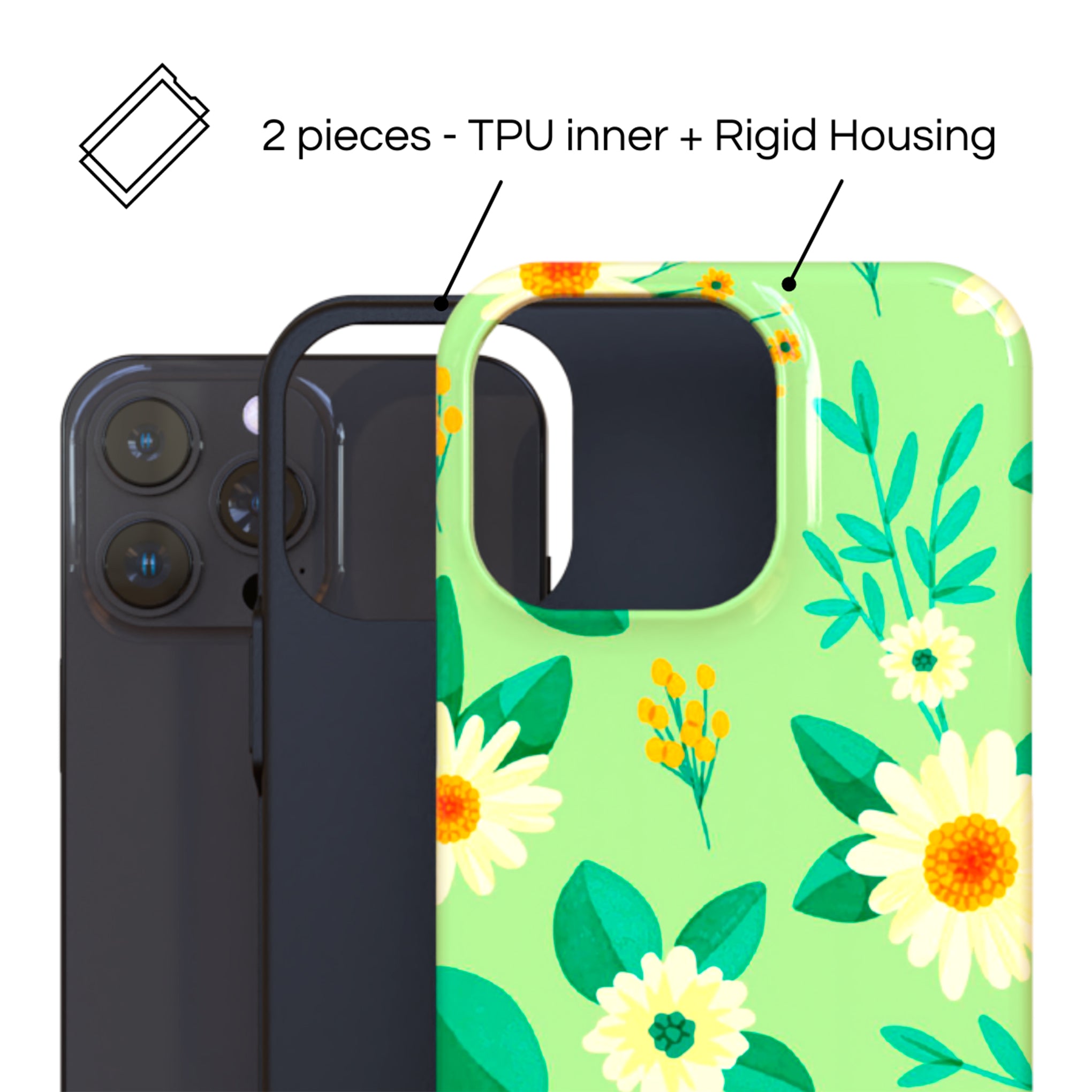 Protective Cover Case - Design Give Me Sunflowers.