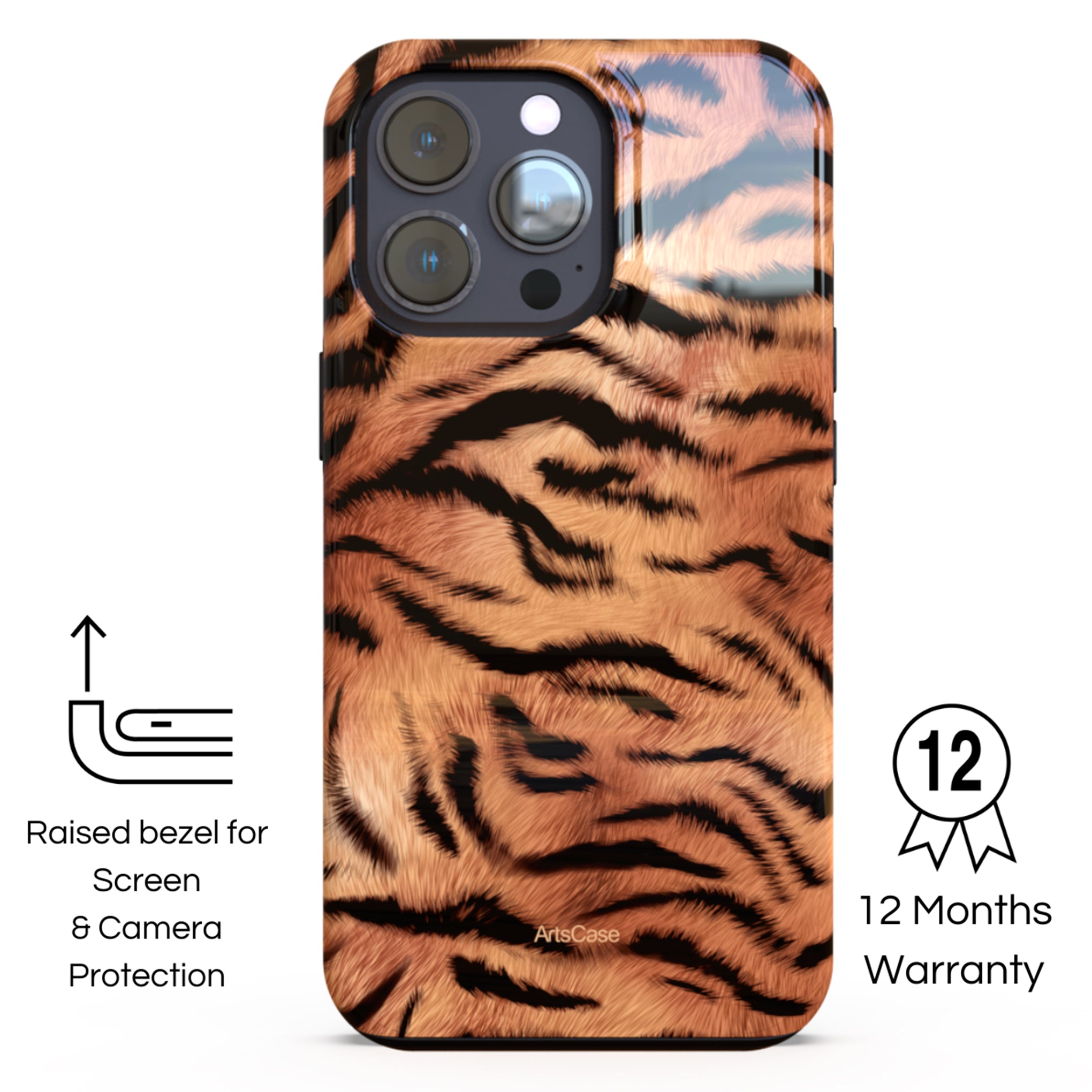 Protective Cover Case - Design Golden Wildcat.