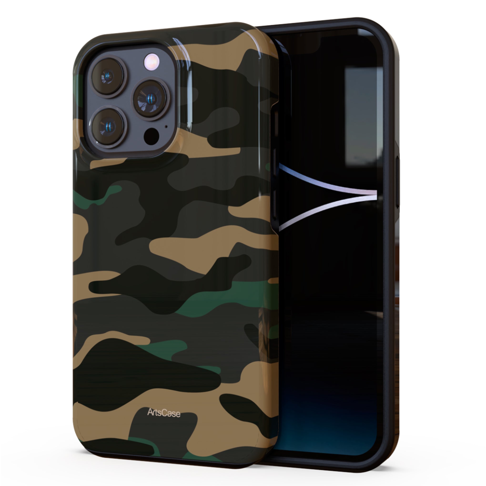 Protective Cover Case - Design Green Camo.