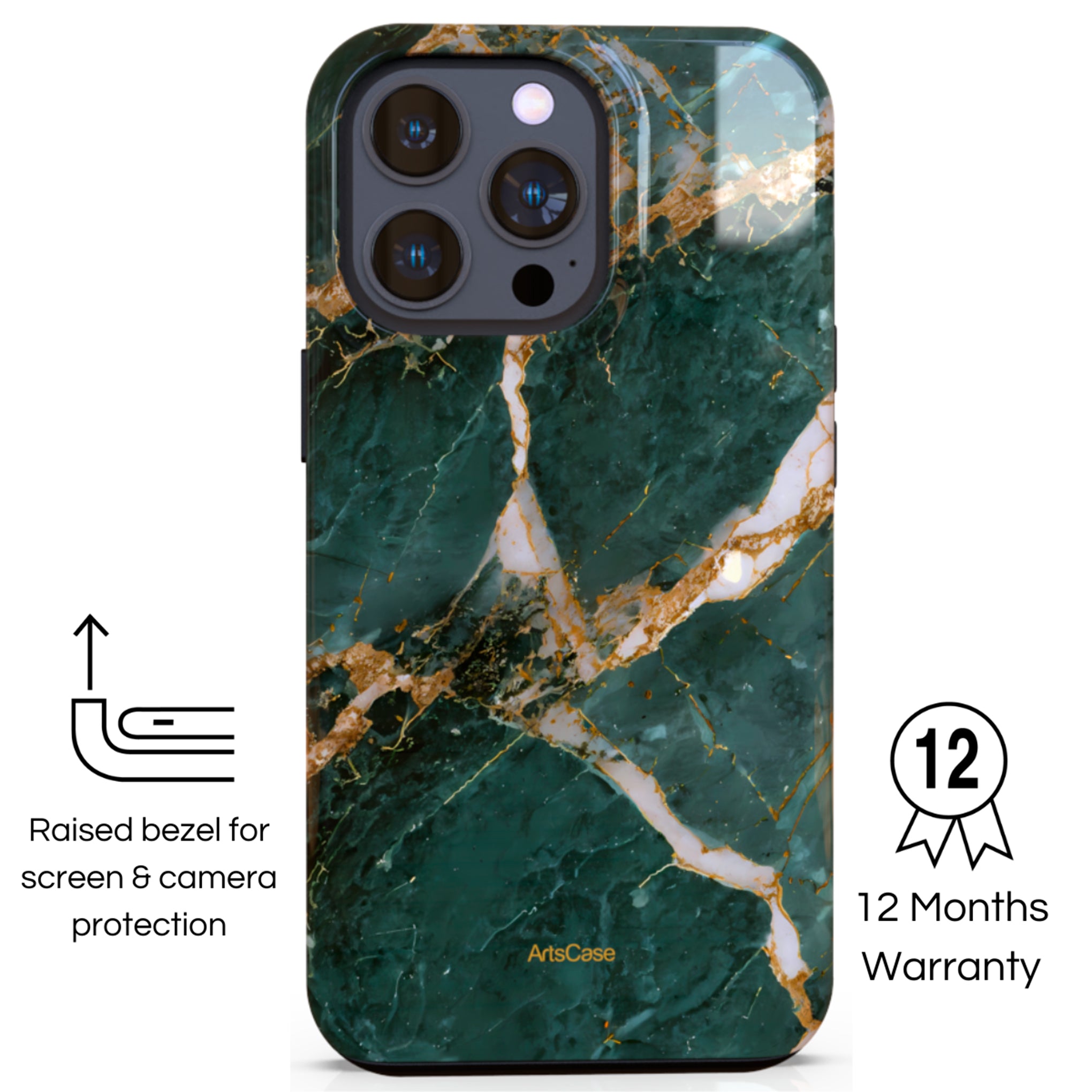 Protective Cover Case - Design Green Jungle.