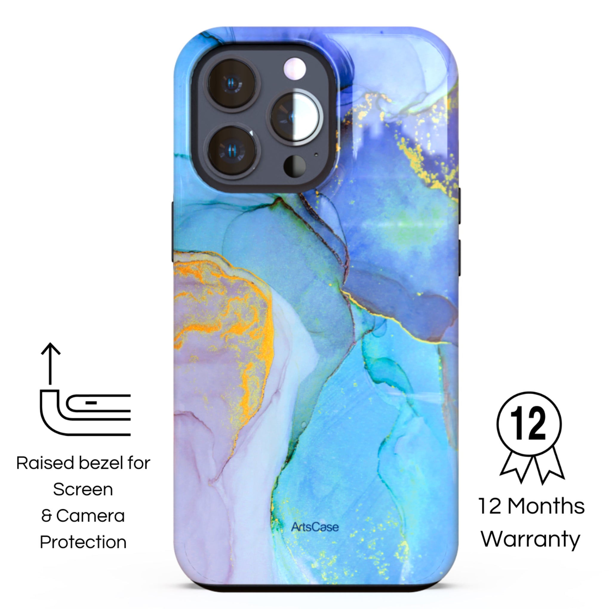 Protective Cover Case - Design Ink Paint Abstract.