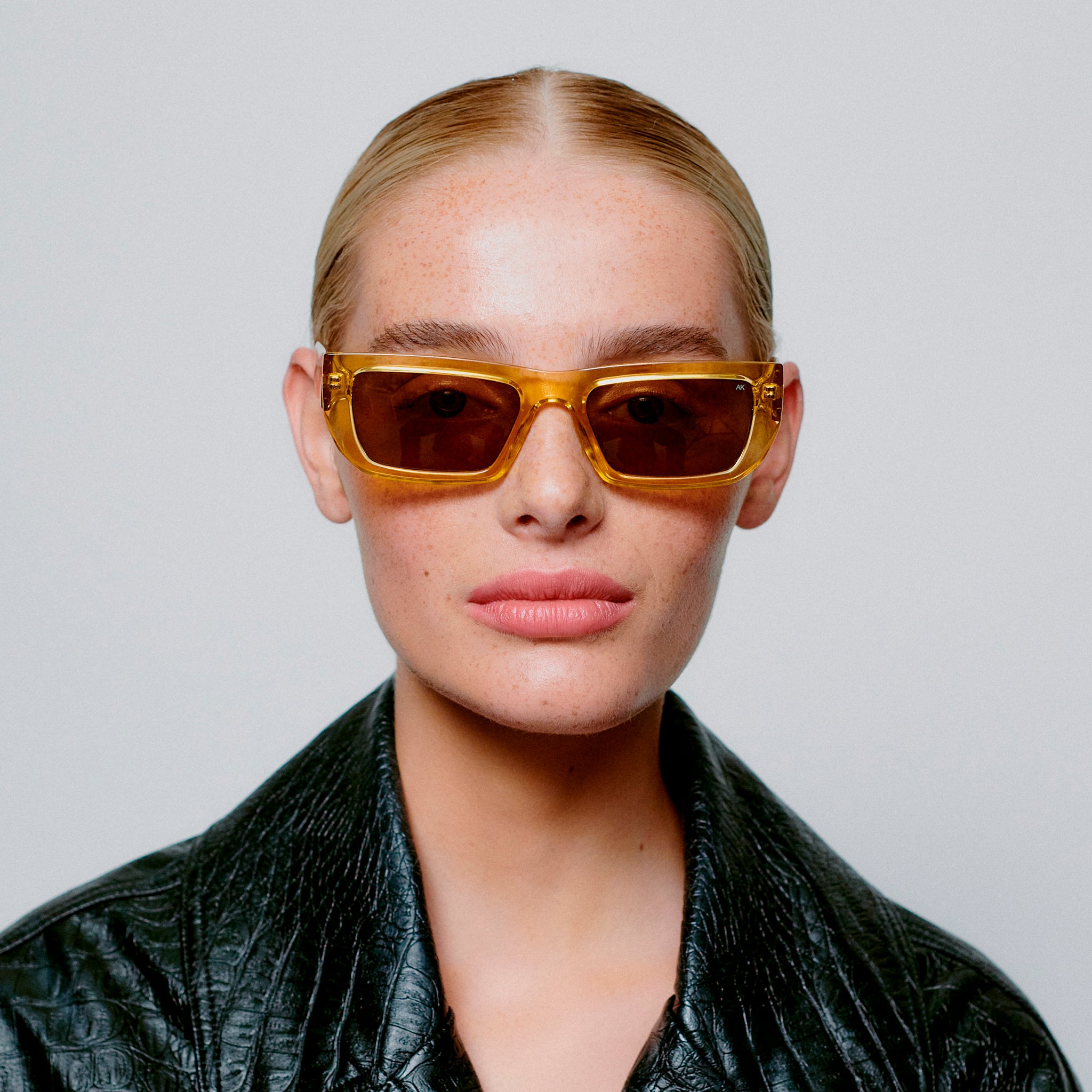 A.Kjaerbede - Sunglasses Fame- Yellow transparent