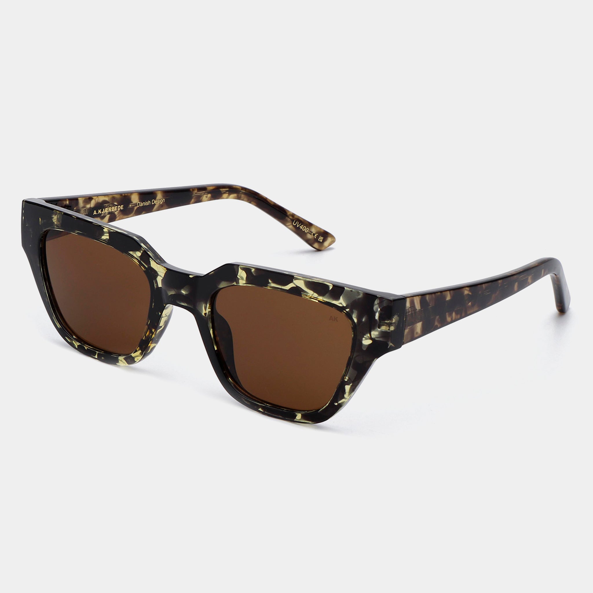 A.Kjaerbede Sunglasses - Kaws - Black / Yellow Tortoise