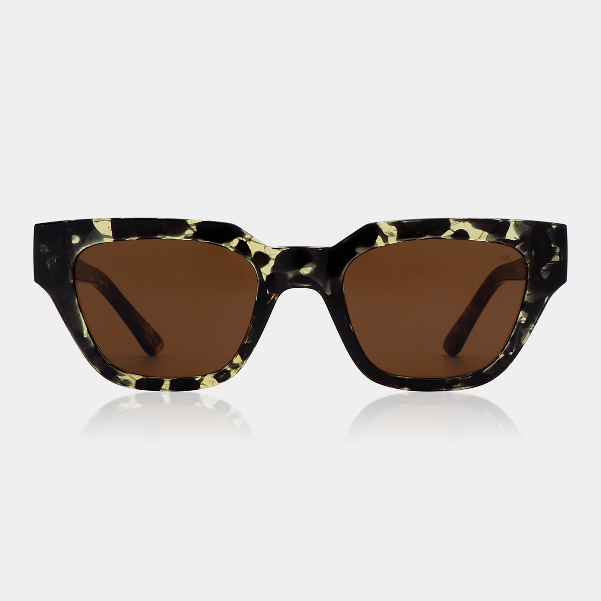 A.Kjaerbede Sunglasses - Kaws - Black / Yellow Tortoise