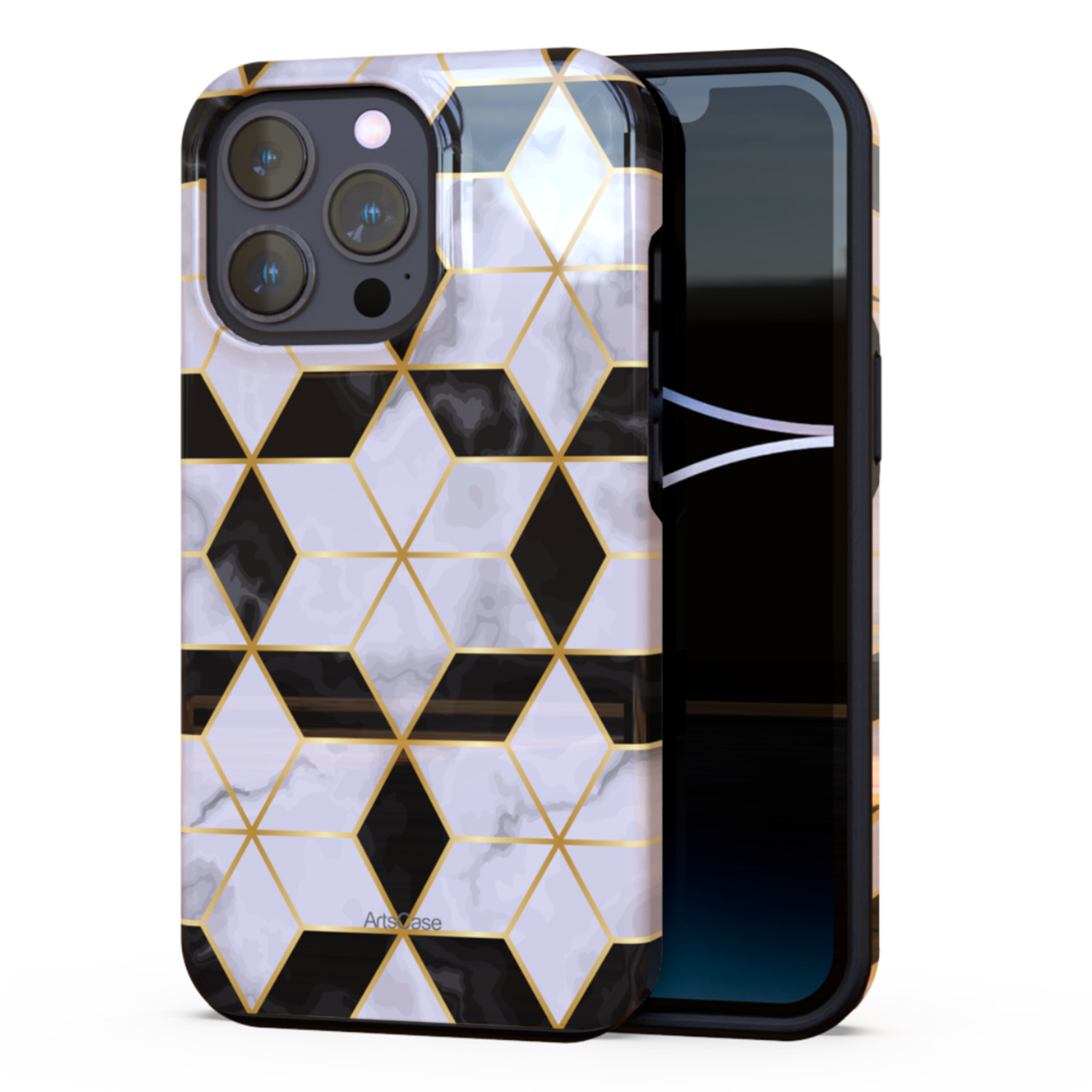 Protective Cover Case - Design Luxury Geometry.