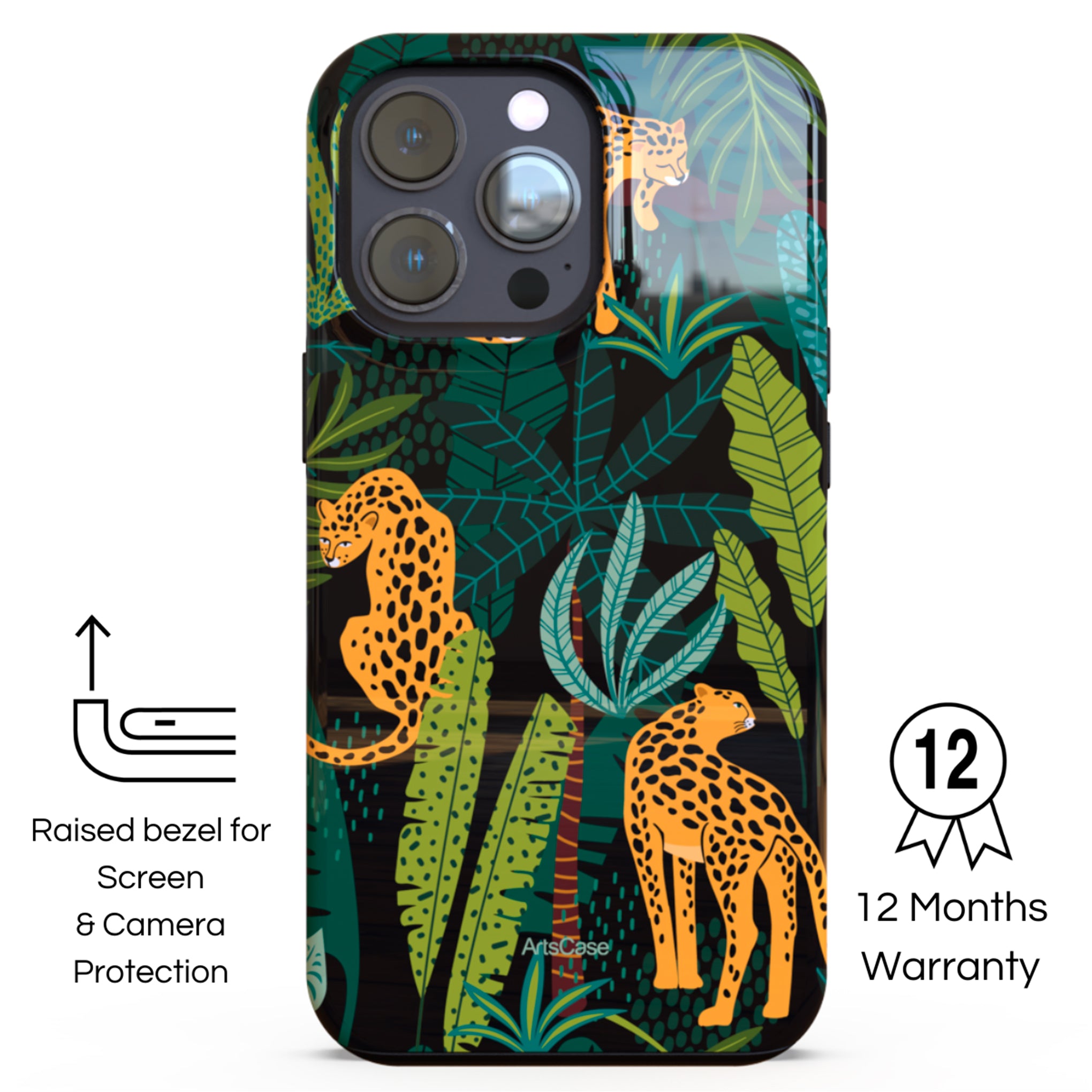 Protective Cover Case - Design Morning Jungle.