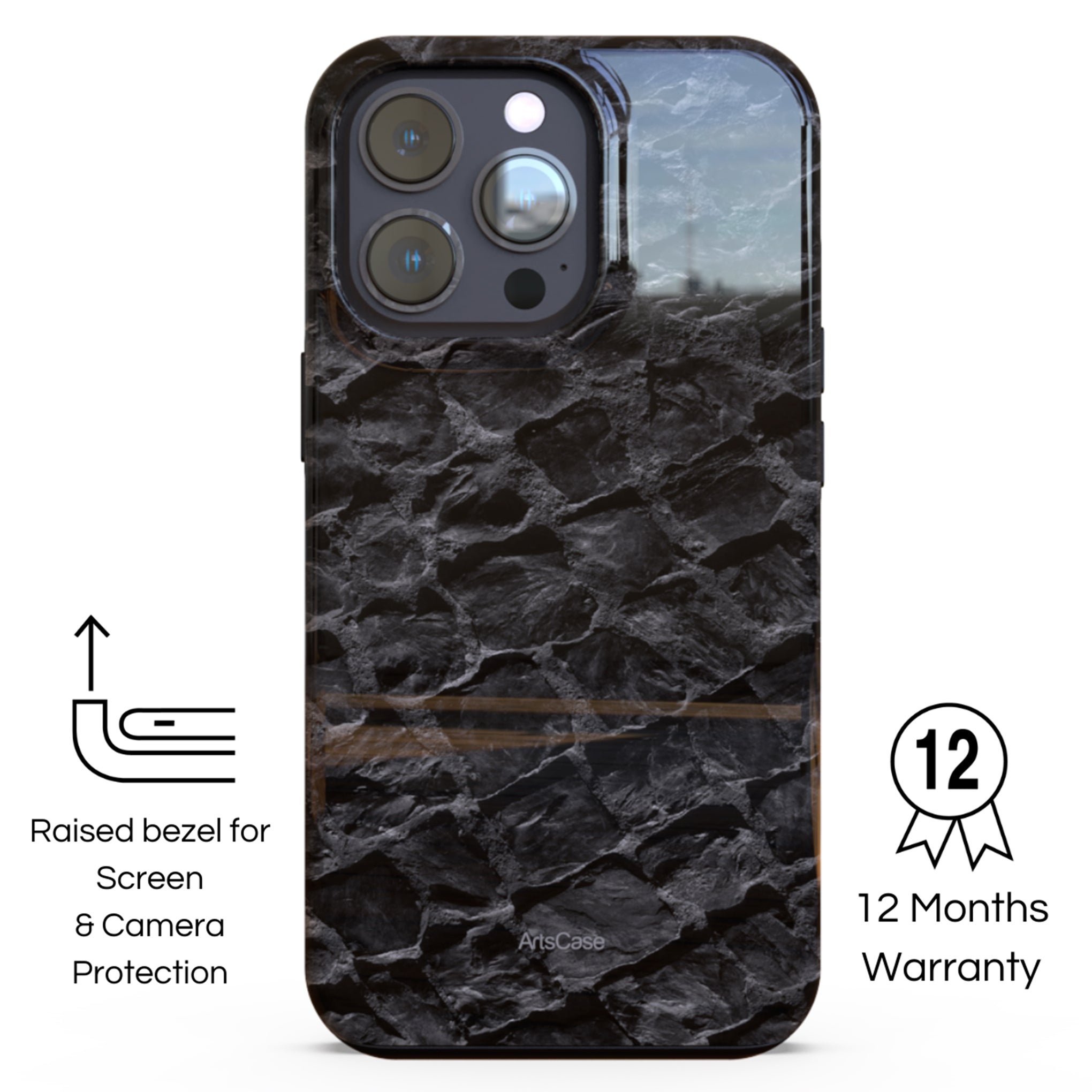 Protective Cover Case - Design River Rock.