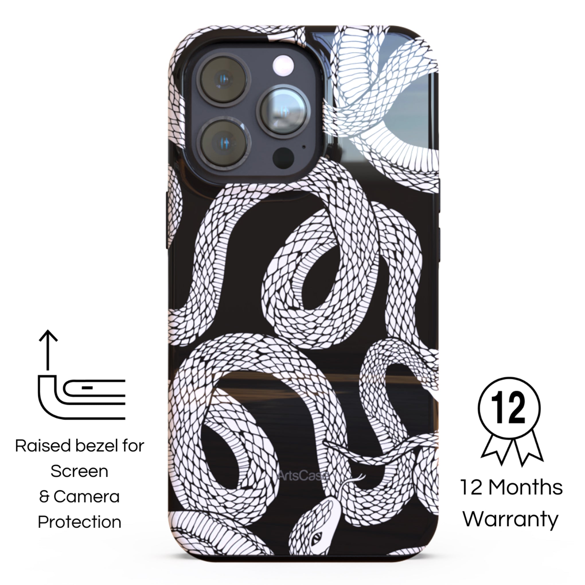 Protective Cover Case - Design Snake Dancing.